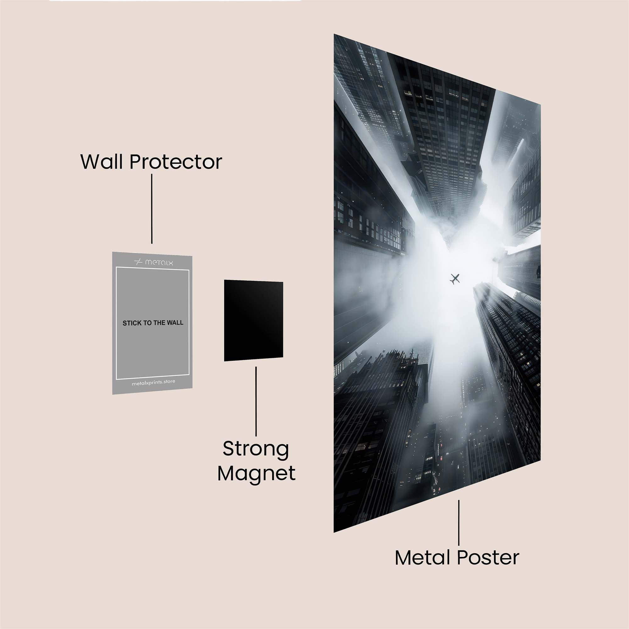 Skyward Dream Safe Wall Magnetic / M
