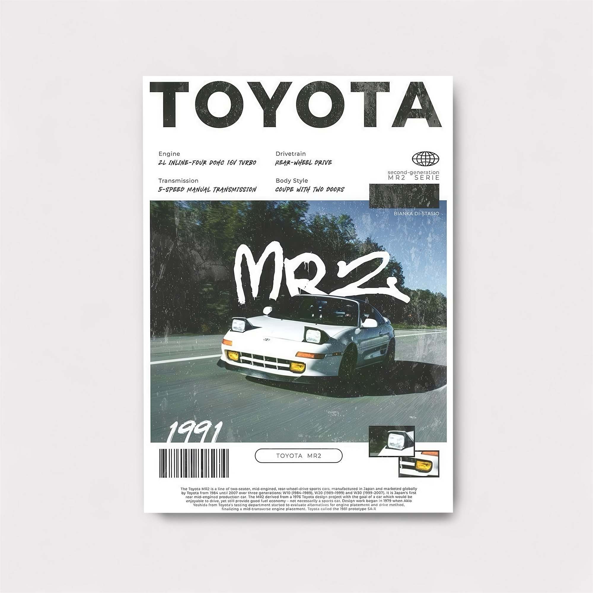 MR2 Nostalgic Safe Wall Magnetic / M