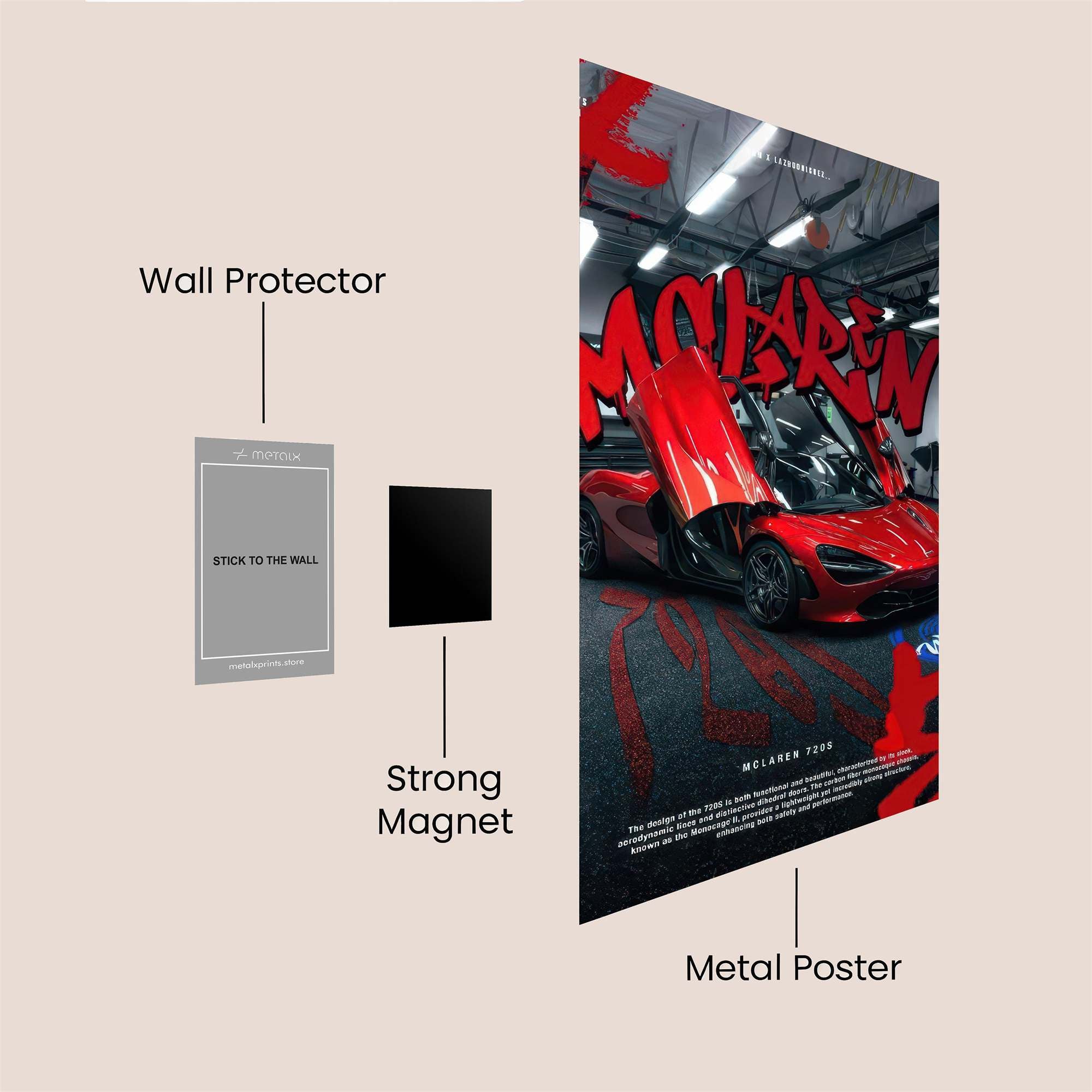 McLaren Vigor Safe Wall Magnetic / M