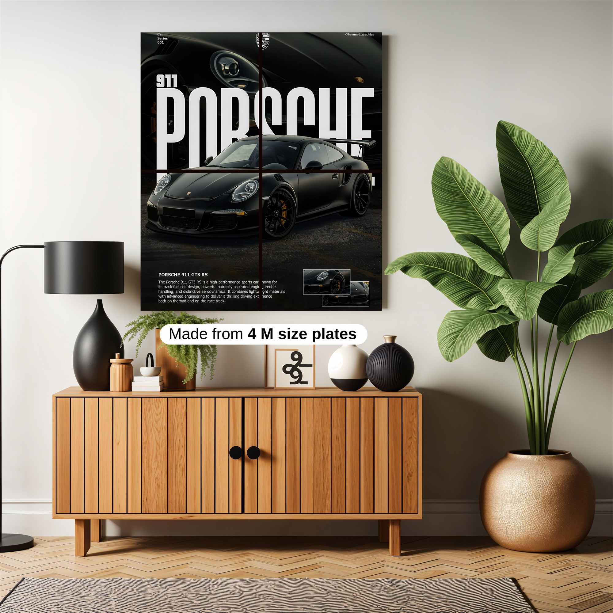 Porsche Elegance Safe Wall Magnetic / M