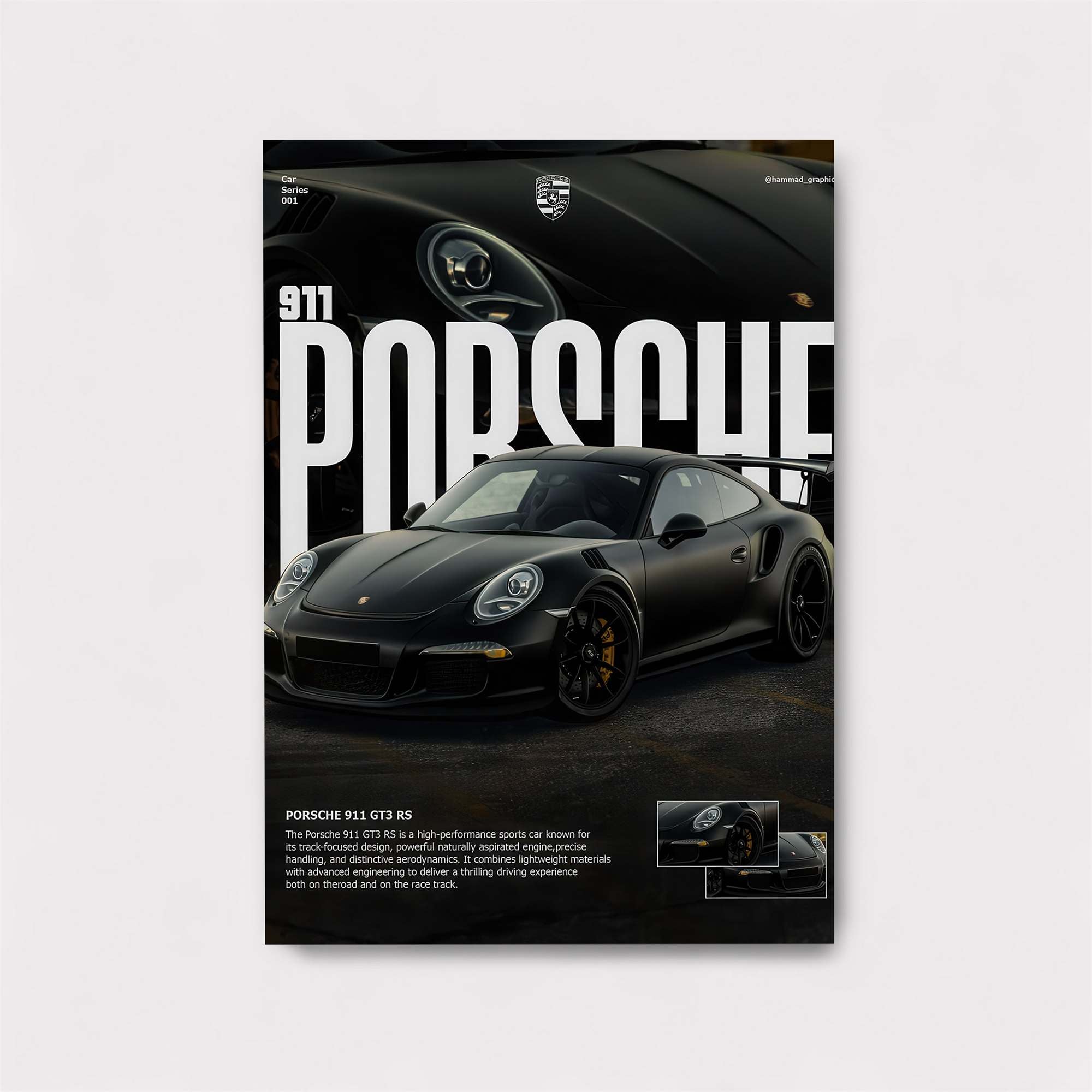 Porsche Elegance Safe Wall Magnetic / M
