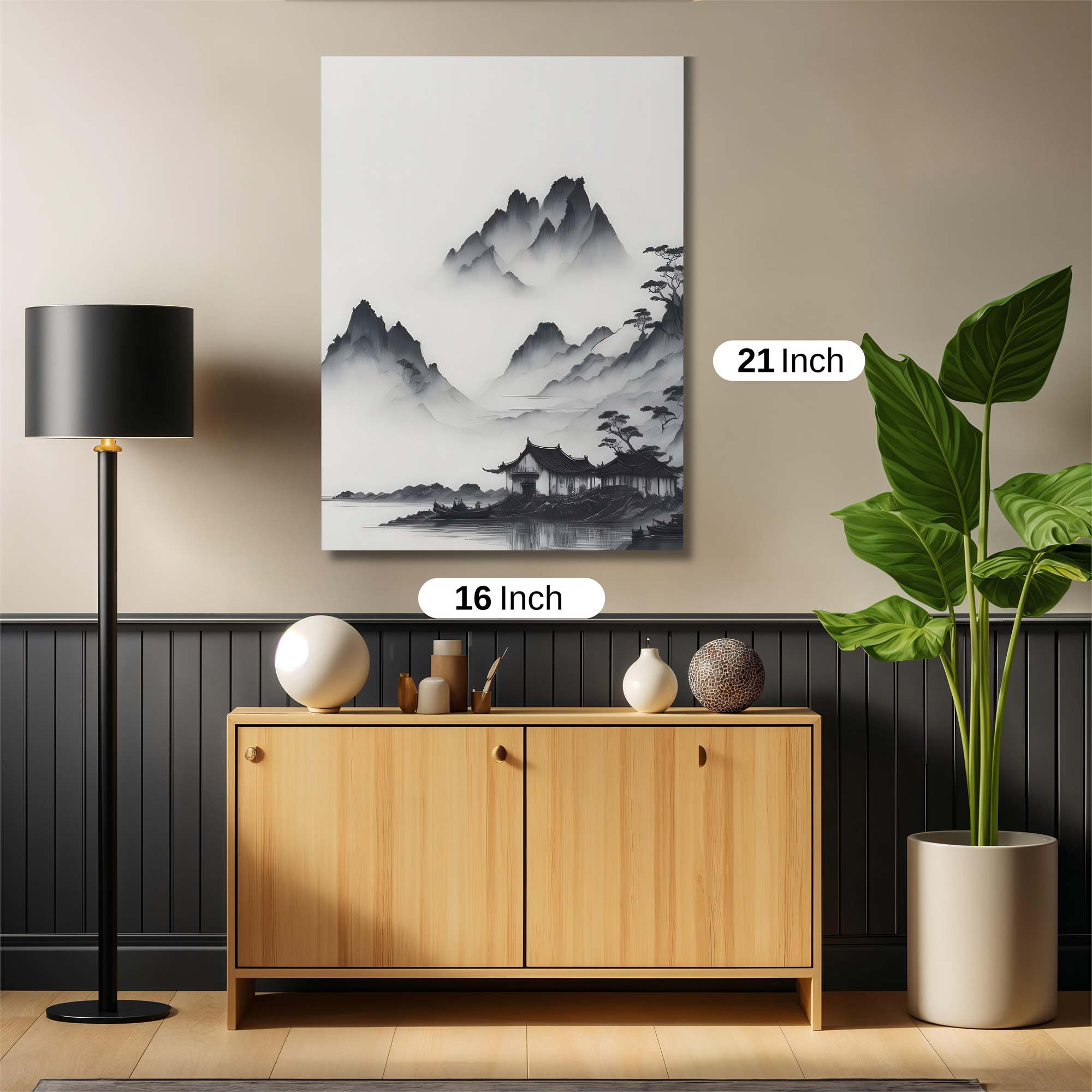 Mountain Serenity Safe Wall Magnetic / M