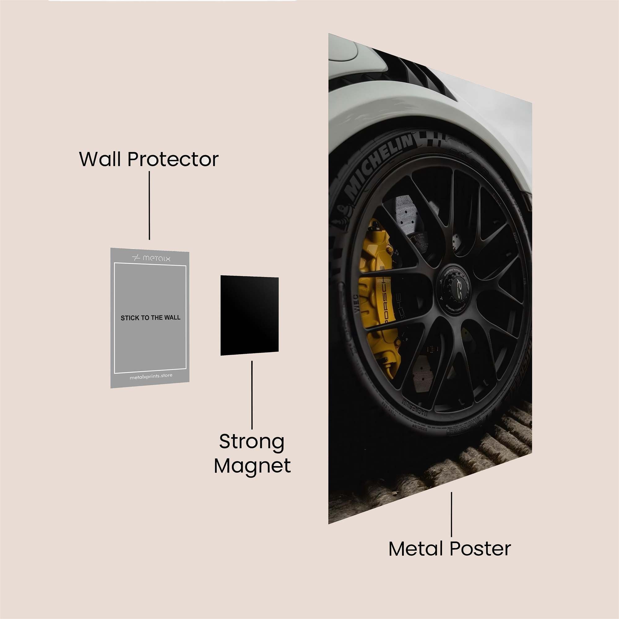 Porsche Intensity Safe Wall Magnetic / M