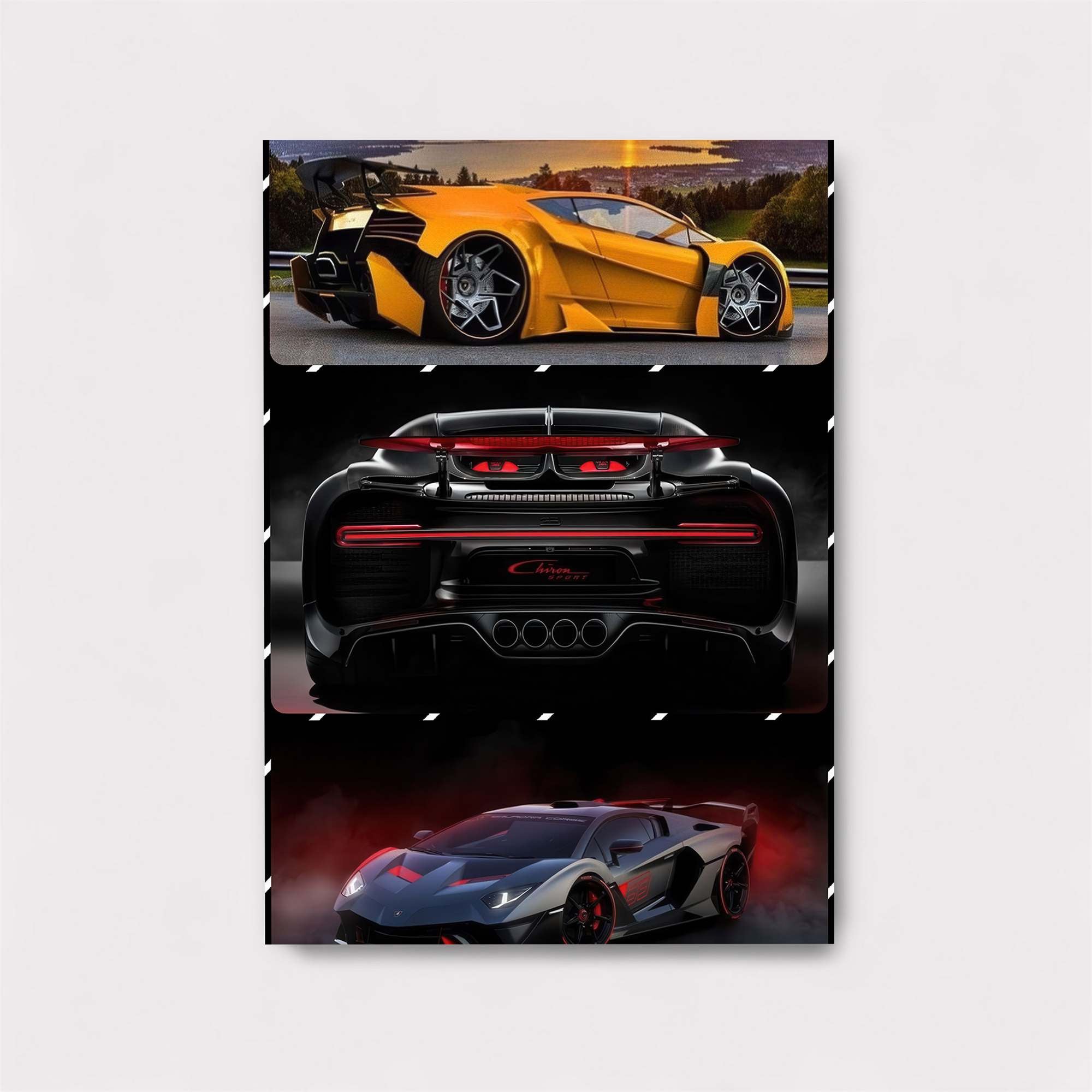 Lamborghini Sunset Safe Wall Magnetic / M