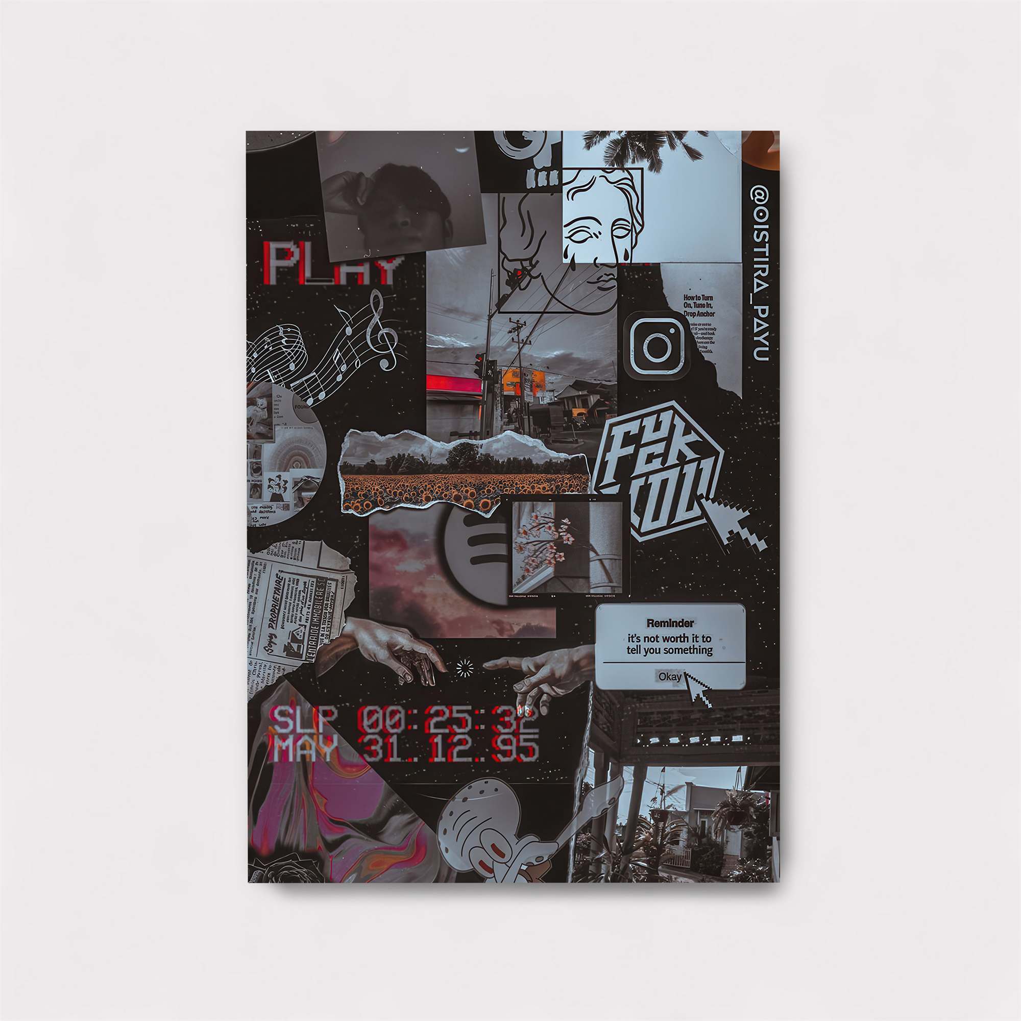 Artistic Chaos Safe Wall Magnetic / M