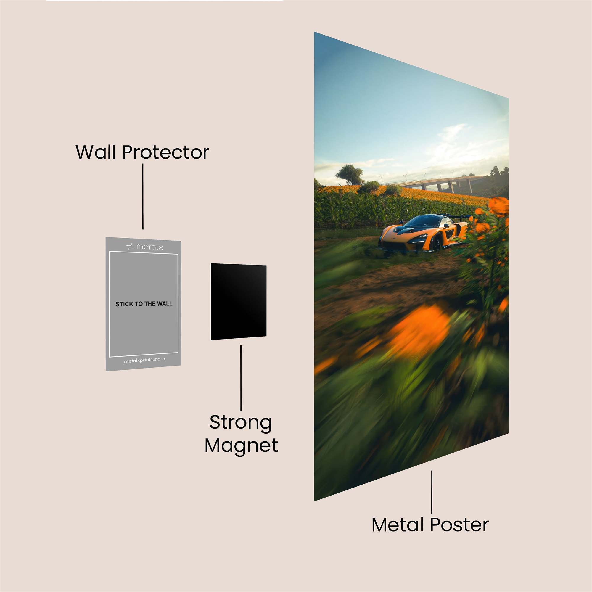 Senna Serene Safe Wall Magnetic / M