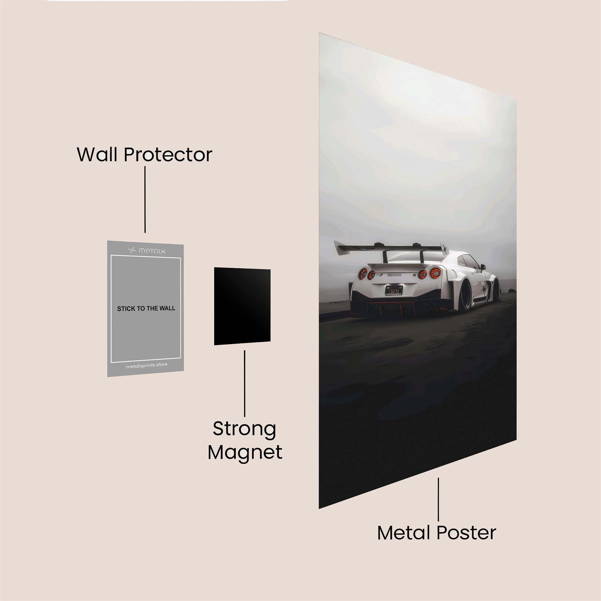 GTR Serenity Safe Wall Magnetic / M