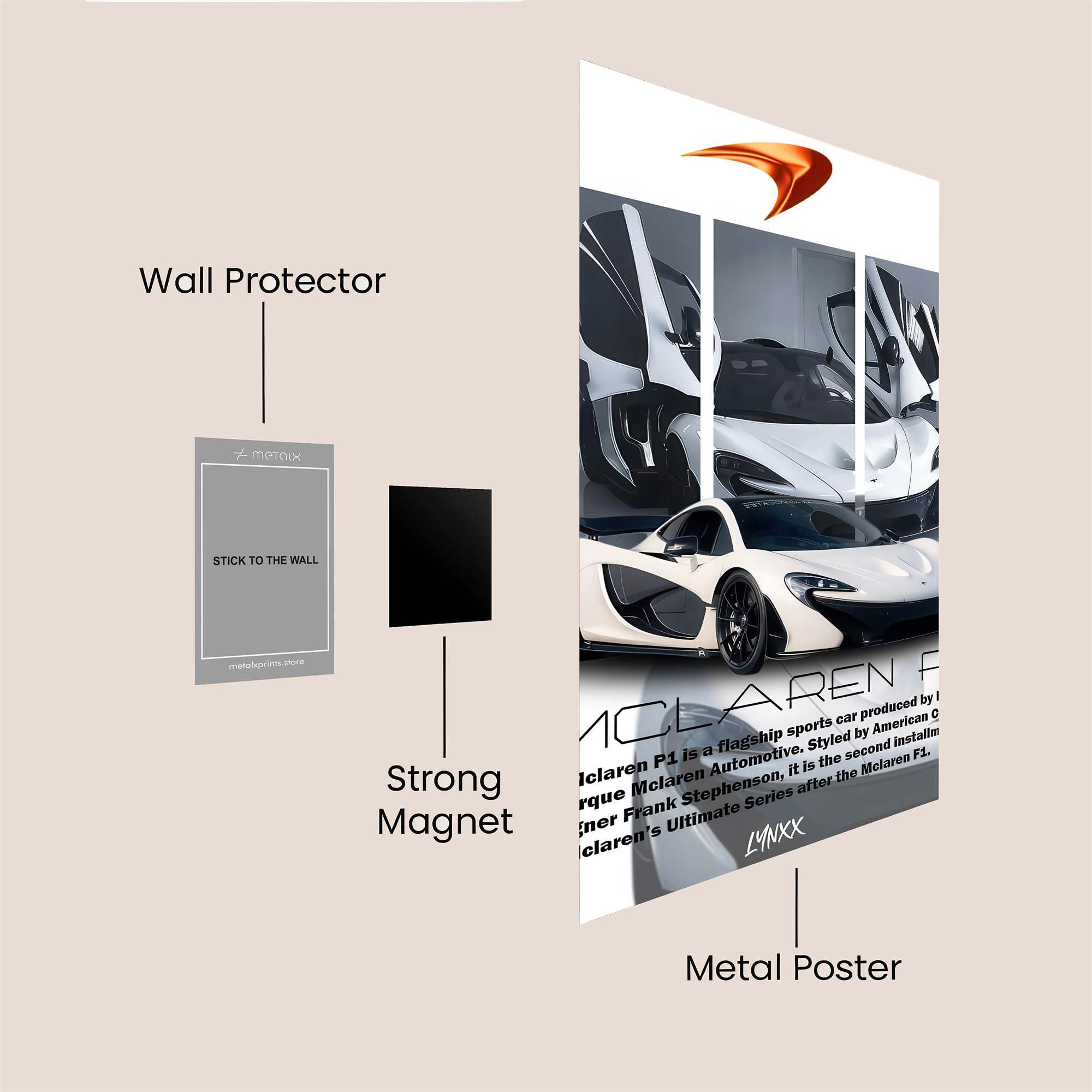 McLaren Majestic Safe Wall Magnetic / M