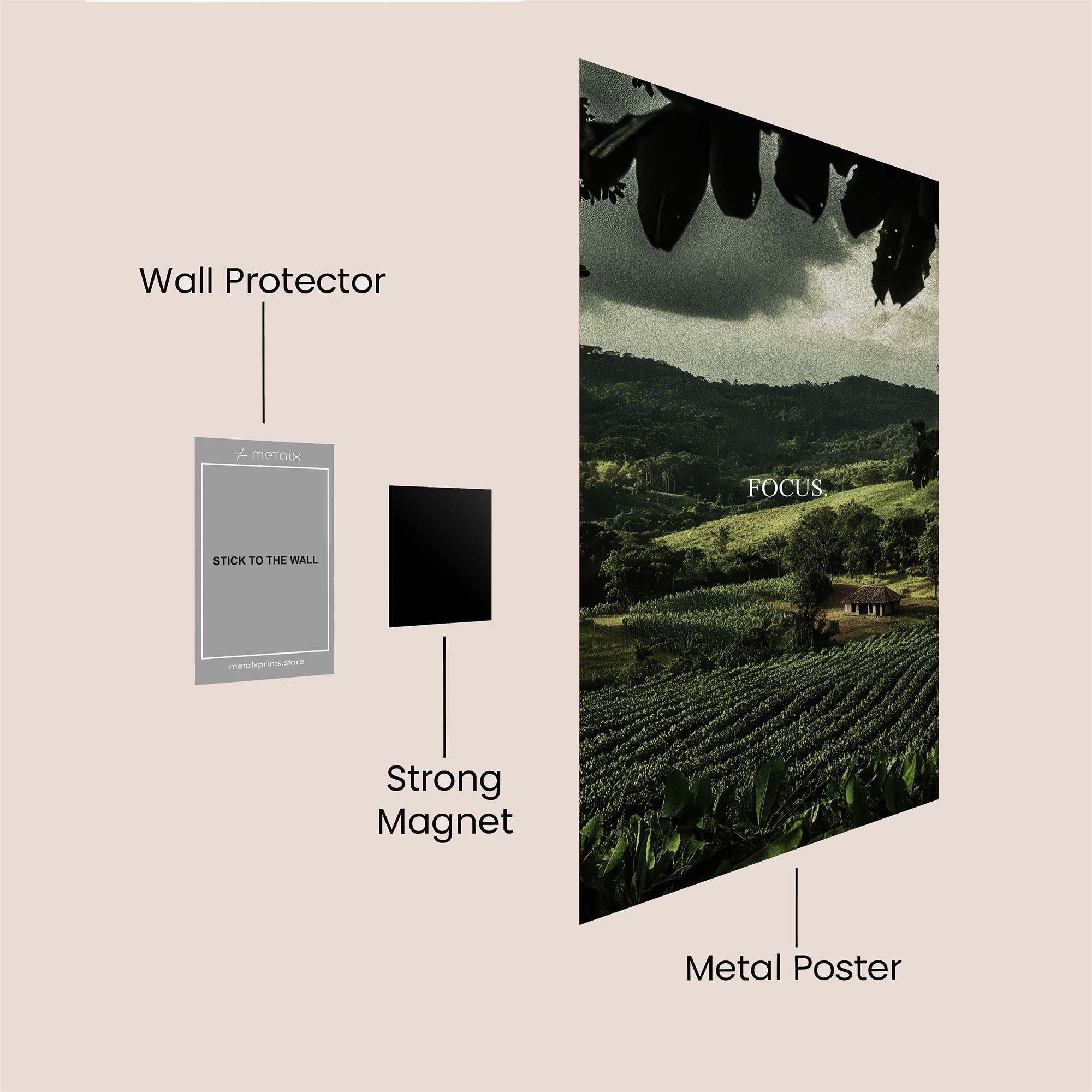 Nature's Serenity Safe Wall Magnetic / M