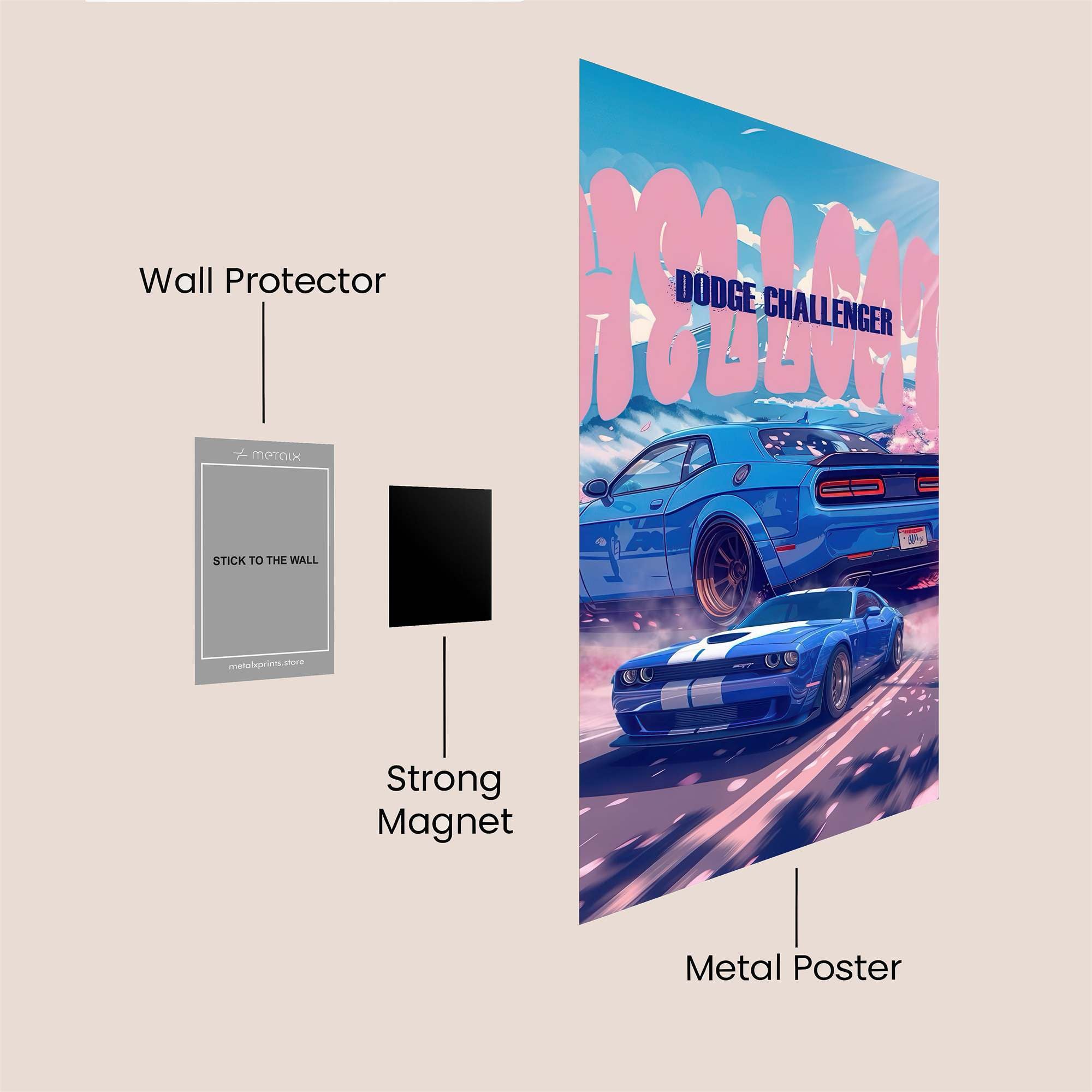 Challenger Dream Safe Wall Magnetic / M