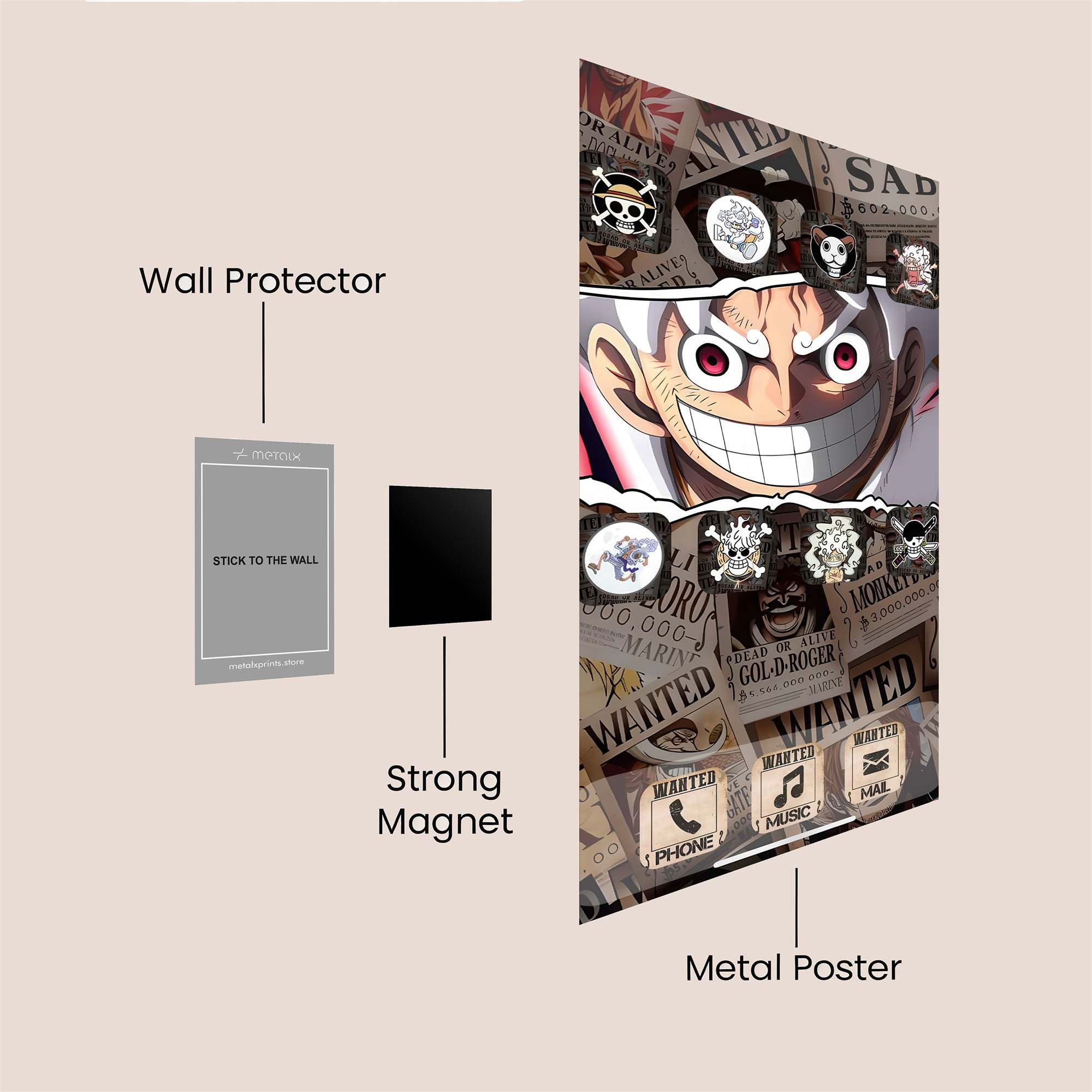 Roger Elated Safe Wall Magnetic / M