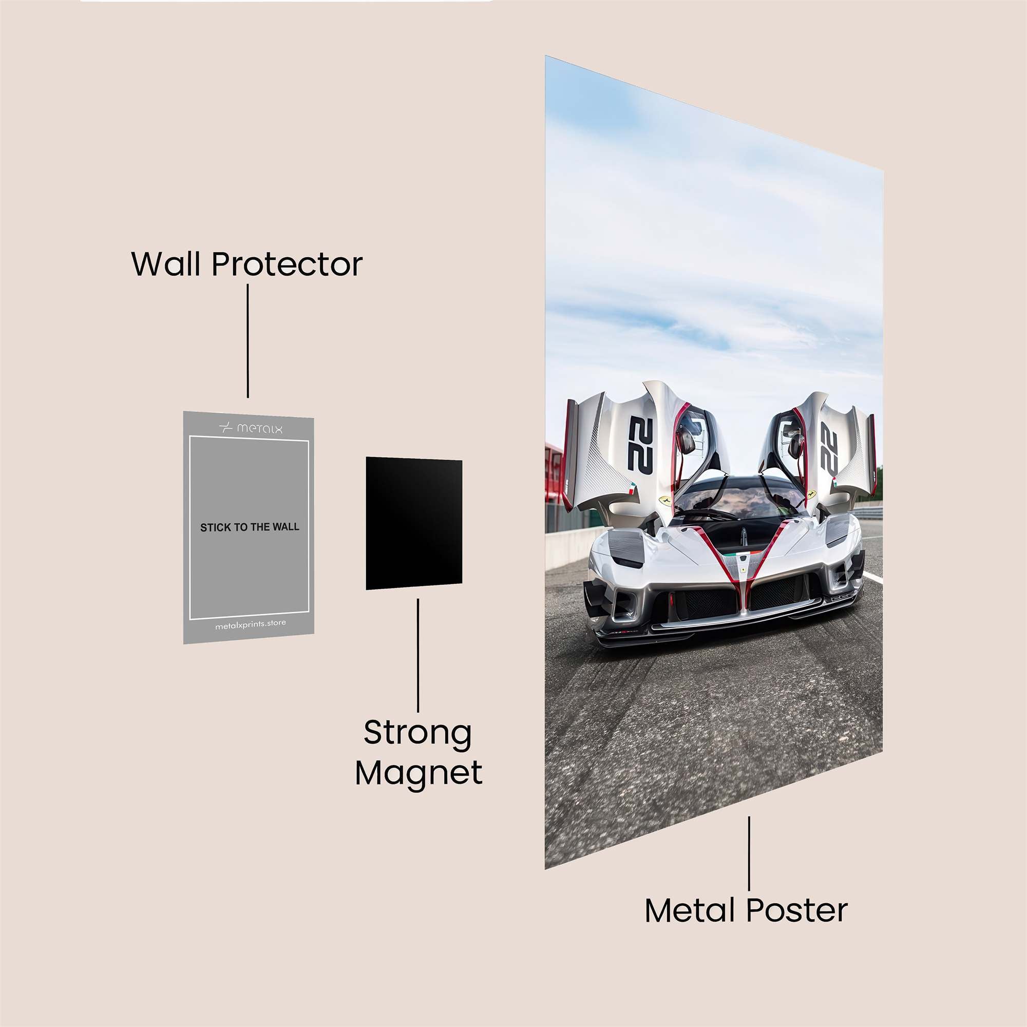 LaFerrari Exhilaration Safe Wall Magnetic / M