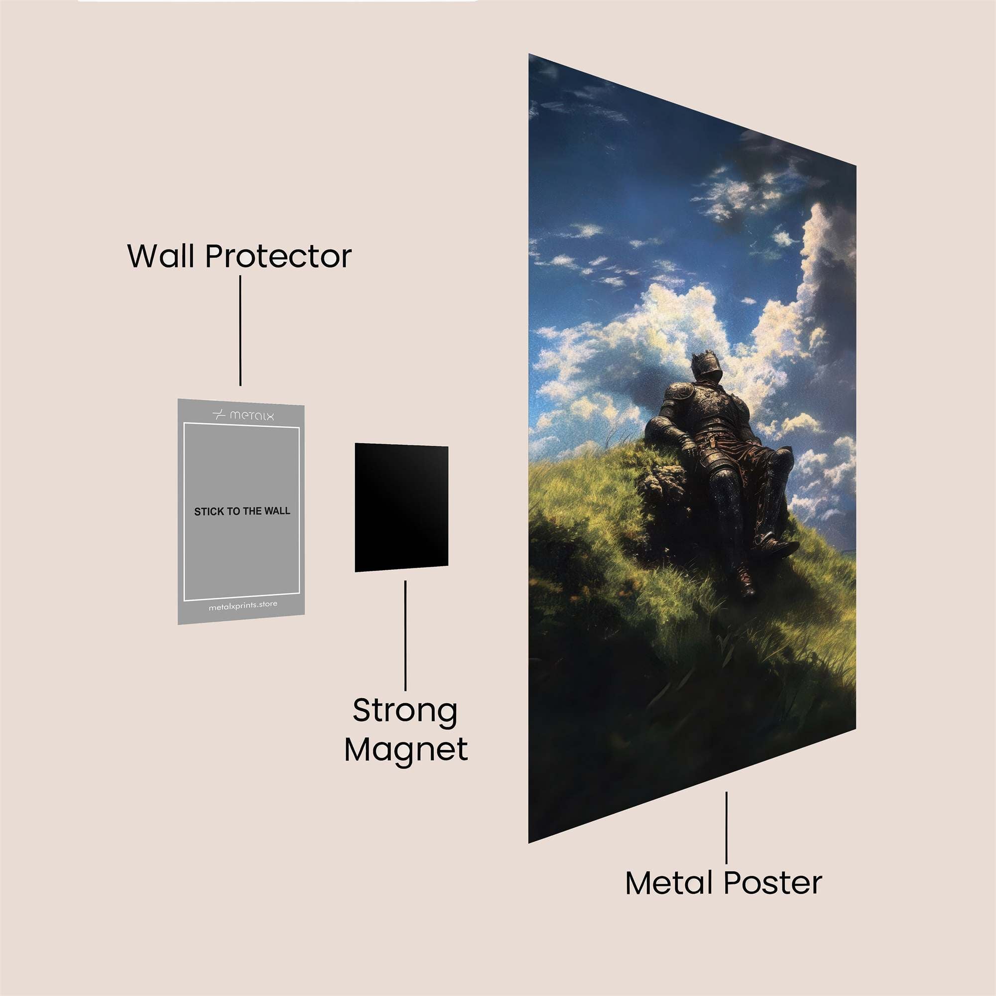 Knight Serene Safe Wall Magnetic / M