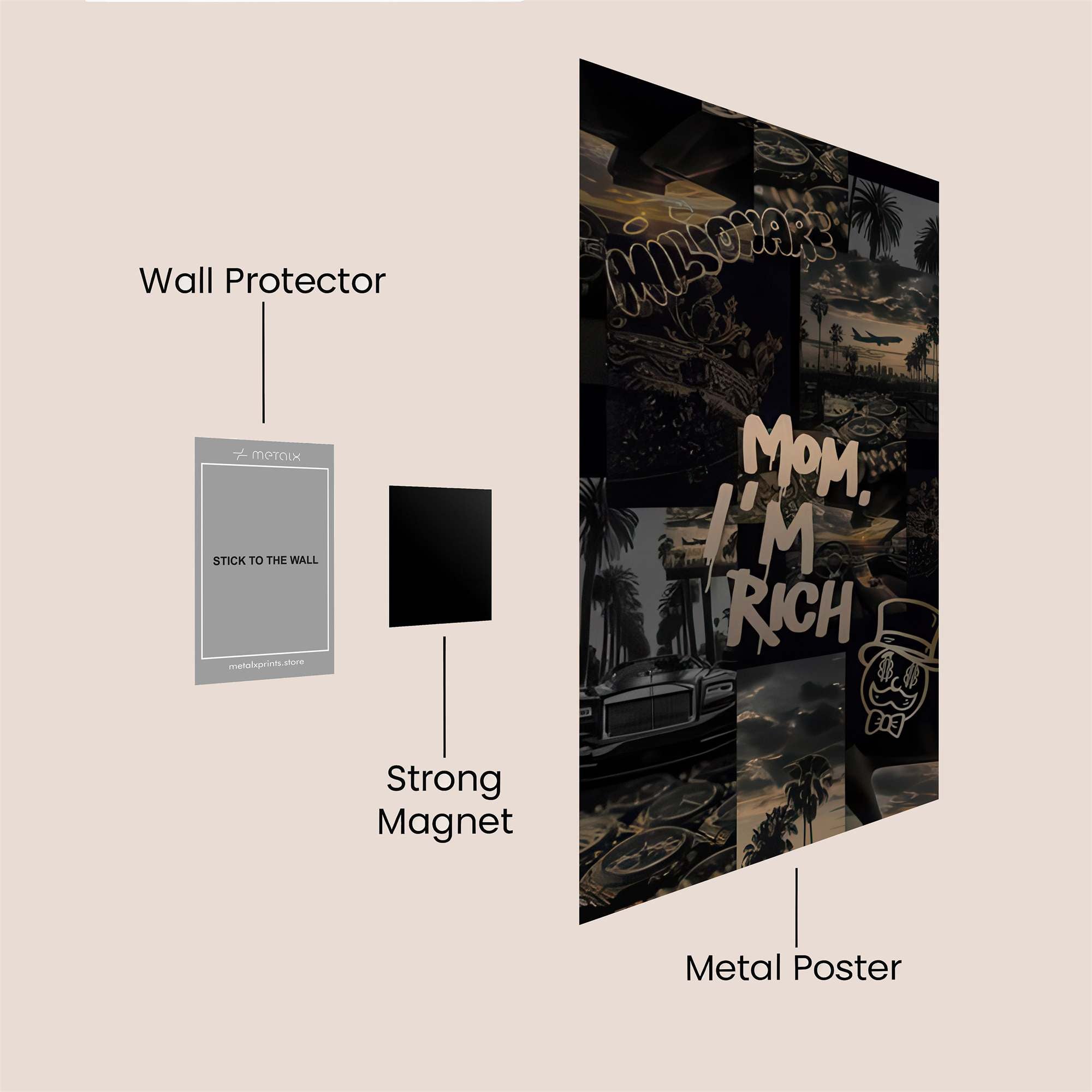 Monopoly Ecstasy Safe Wall Magnetic / M