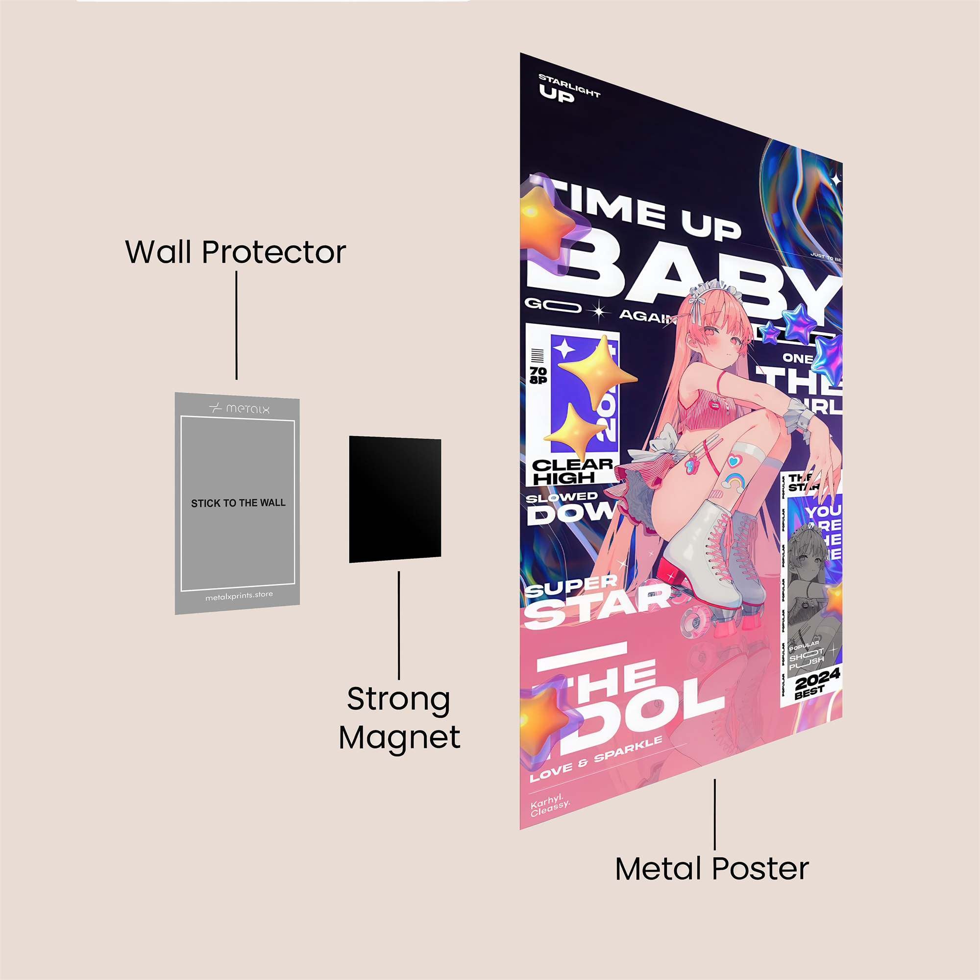 Starlight Whimsy Safe Wall Magnetic / M