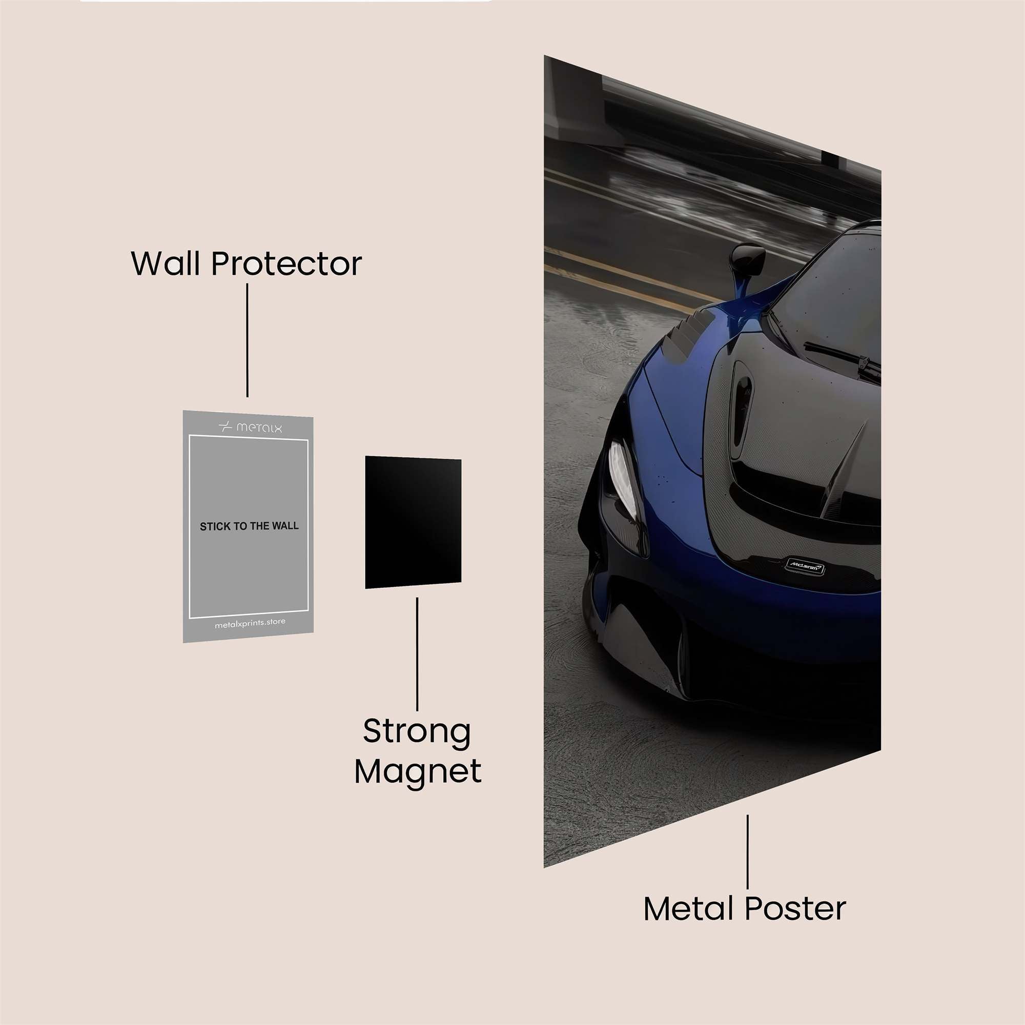 McLaren Menace Safe Wall Magnetic / M