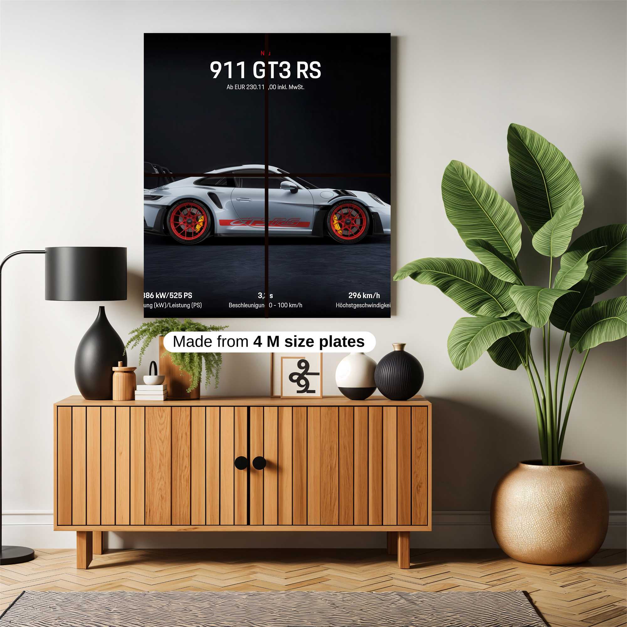 Porsche Passion Safe Wall Magnetic / M