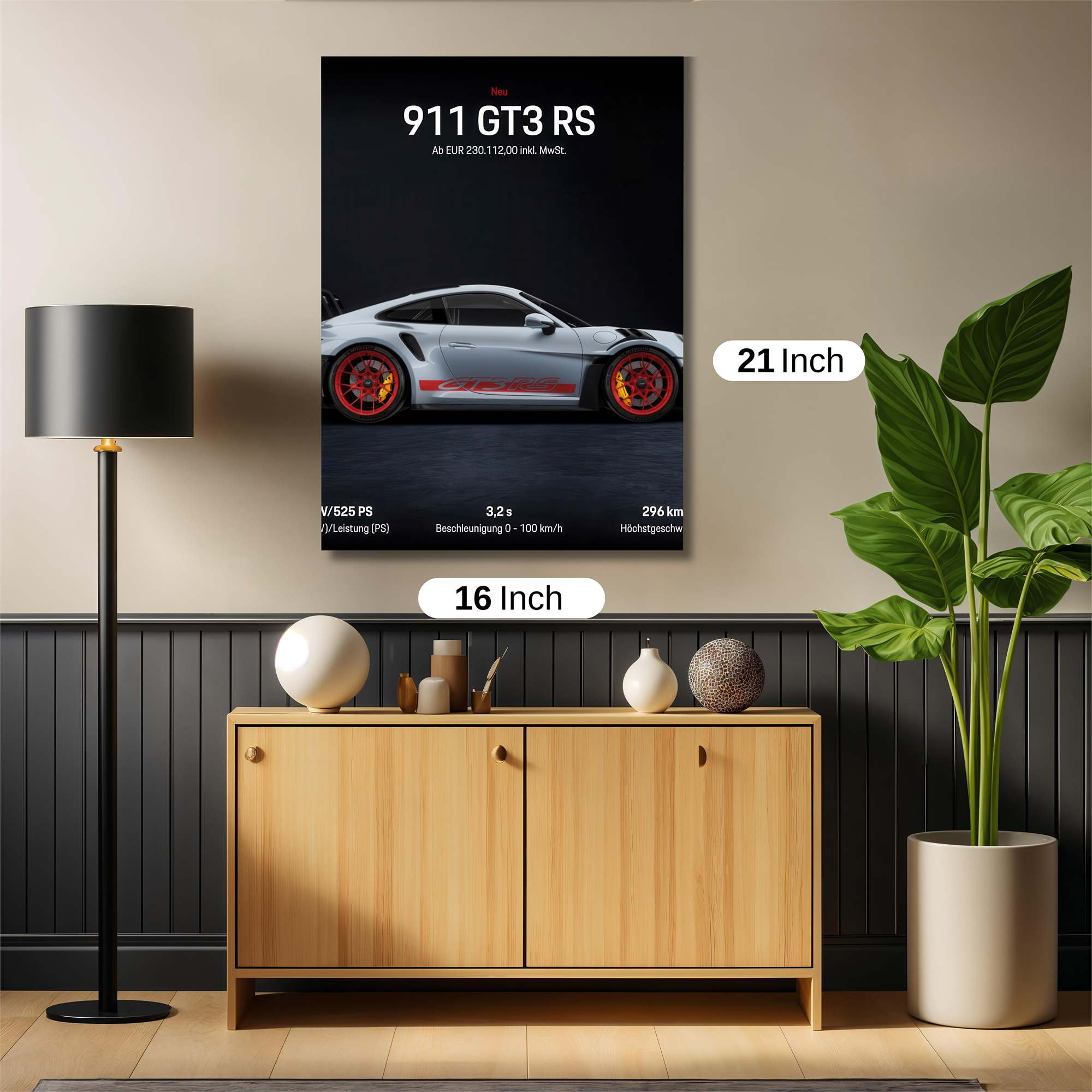 Porsche Passion Safe Wall Magnetic / M