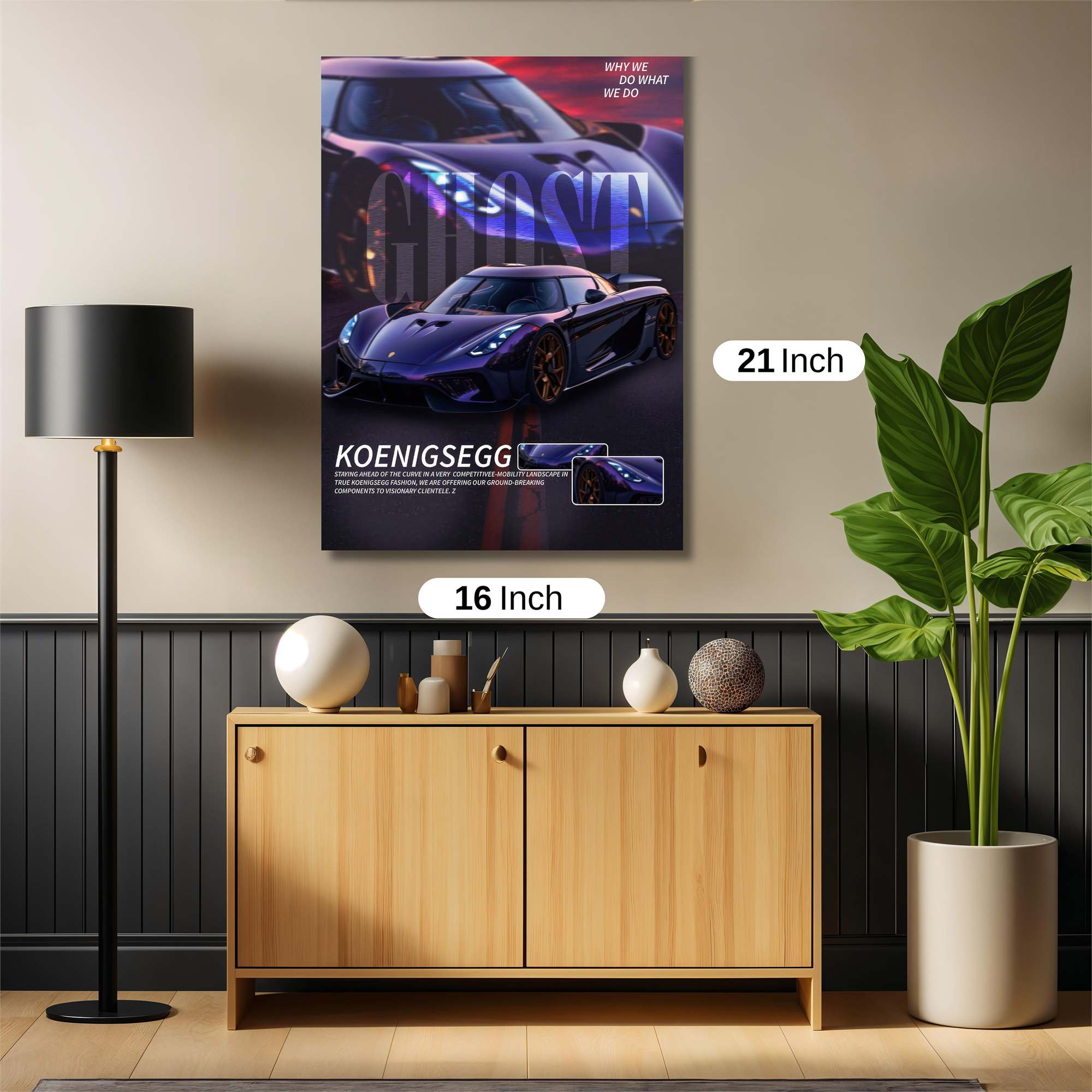Koenigsegg Thrill Safe Wall Magnetic / M