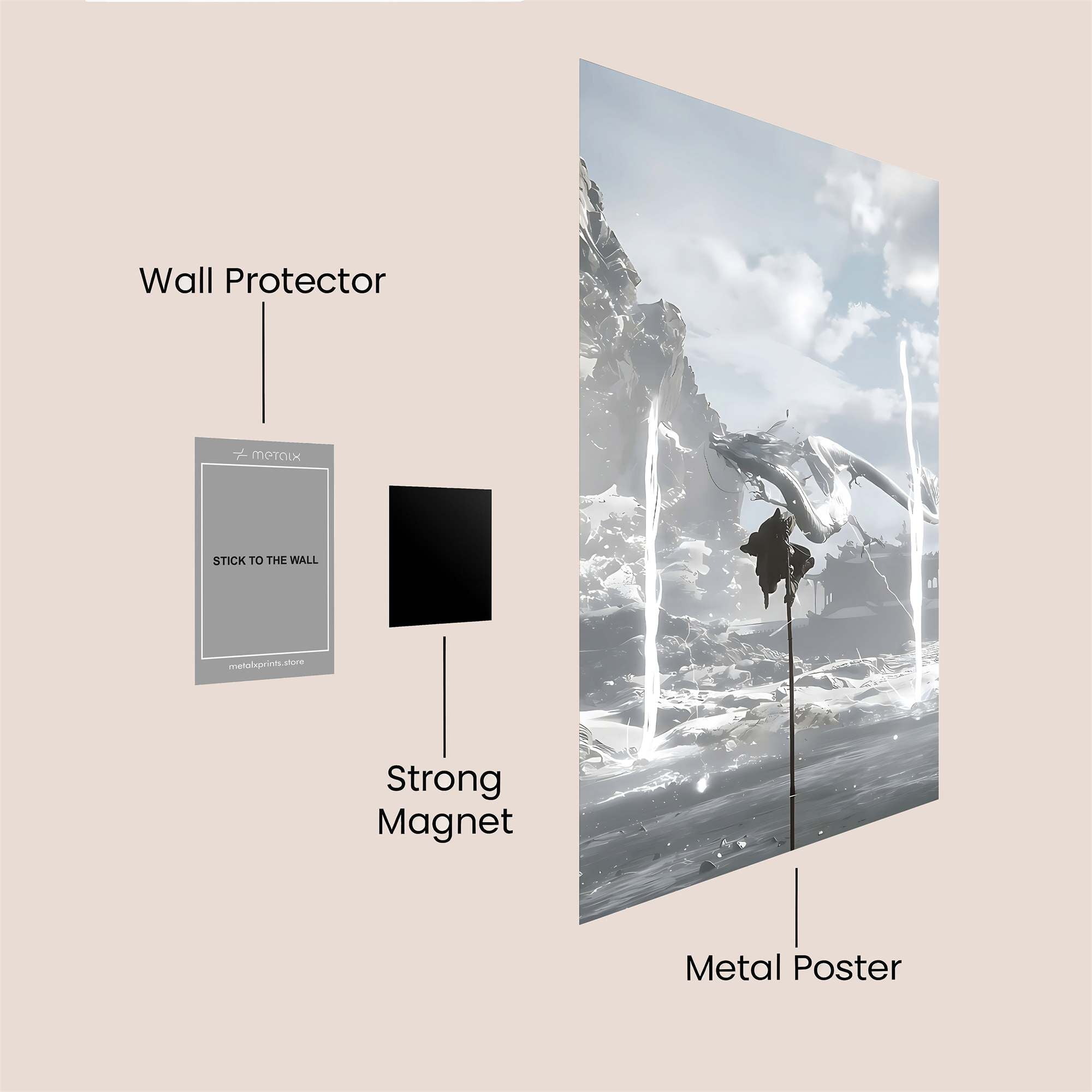 Dragon Serenity Safe Wall Magnetic / M