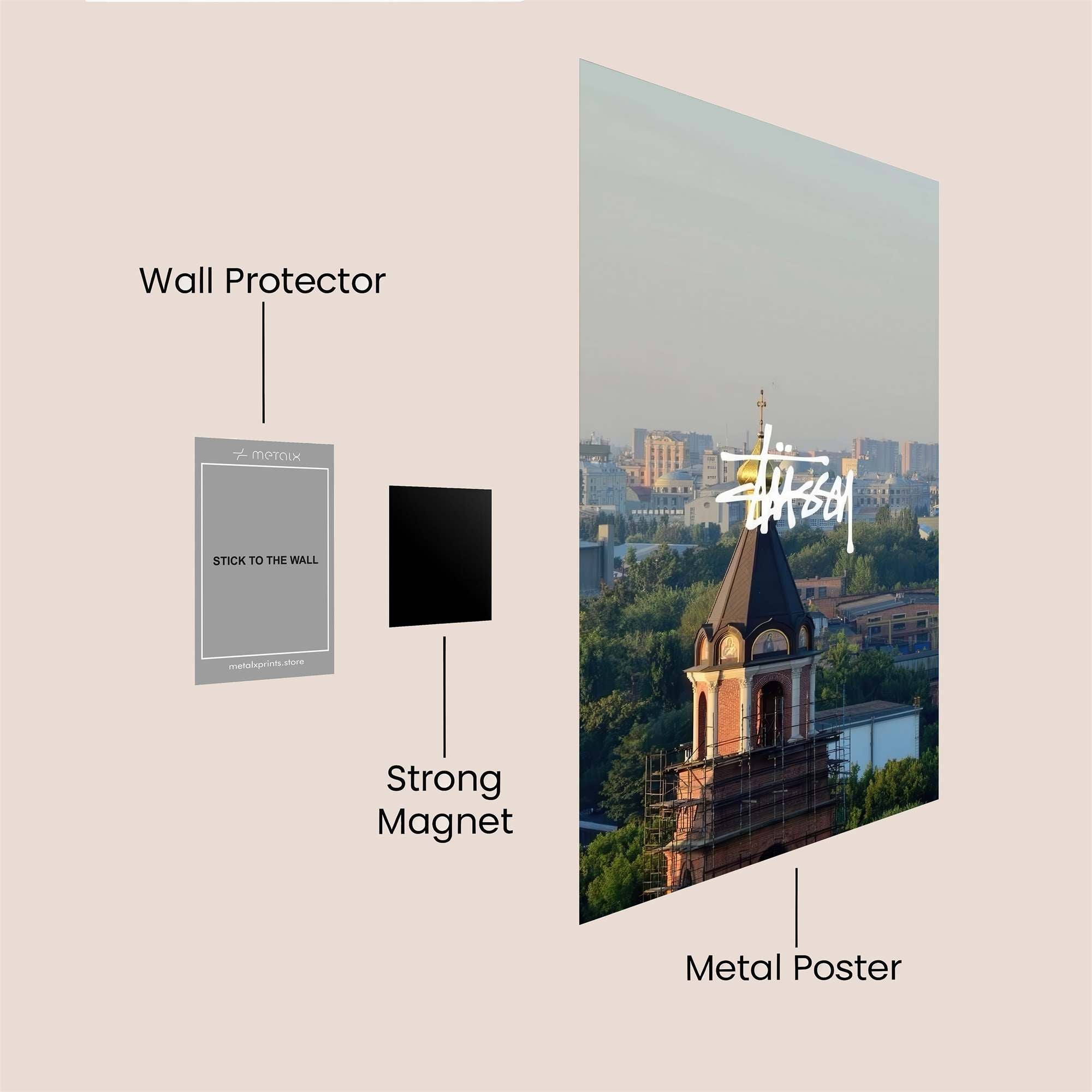 Tower Serenity Safe Wall Magnetic / M