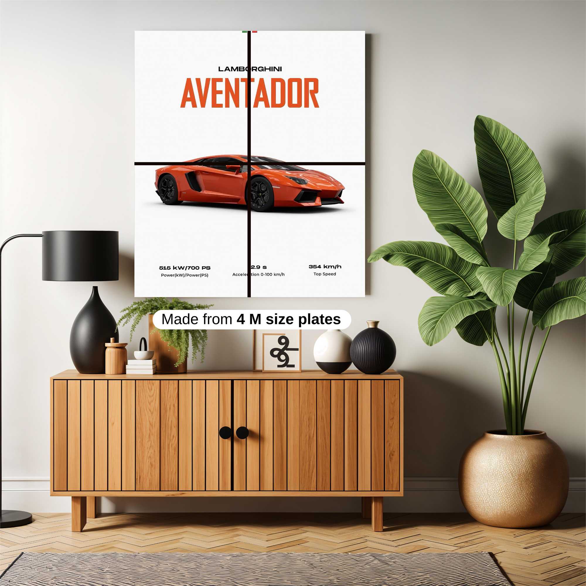 Aventador Blaze Safe Wall Magnetic / M