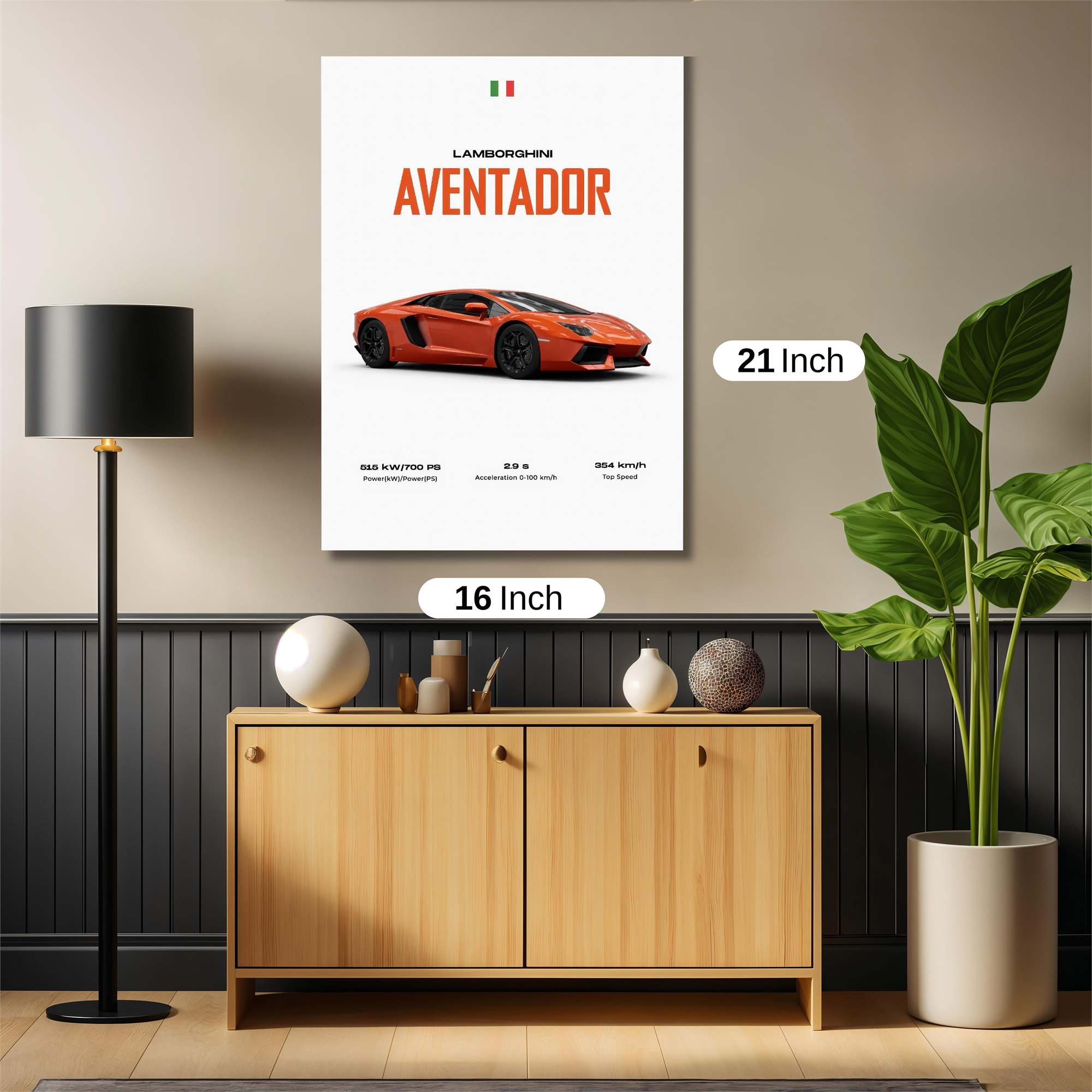 Aventador Blaze Safe Wall Magnetic / M