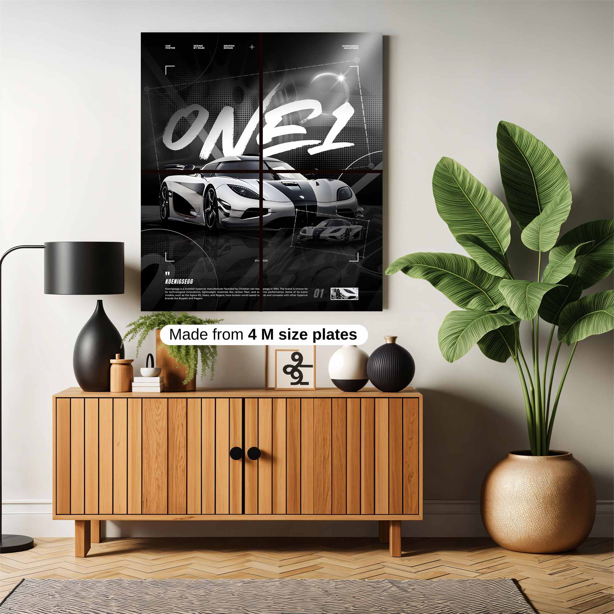 Koenigsegg Rush Safe Wall Magnetic / M