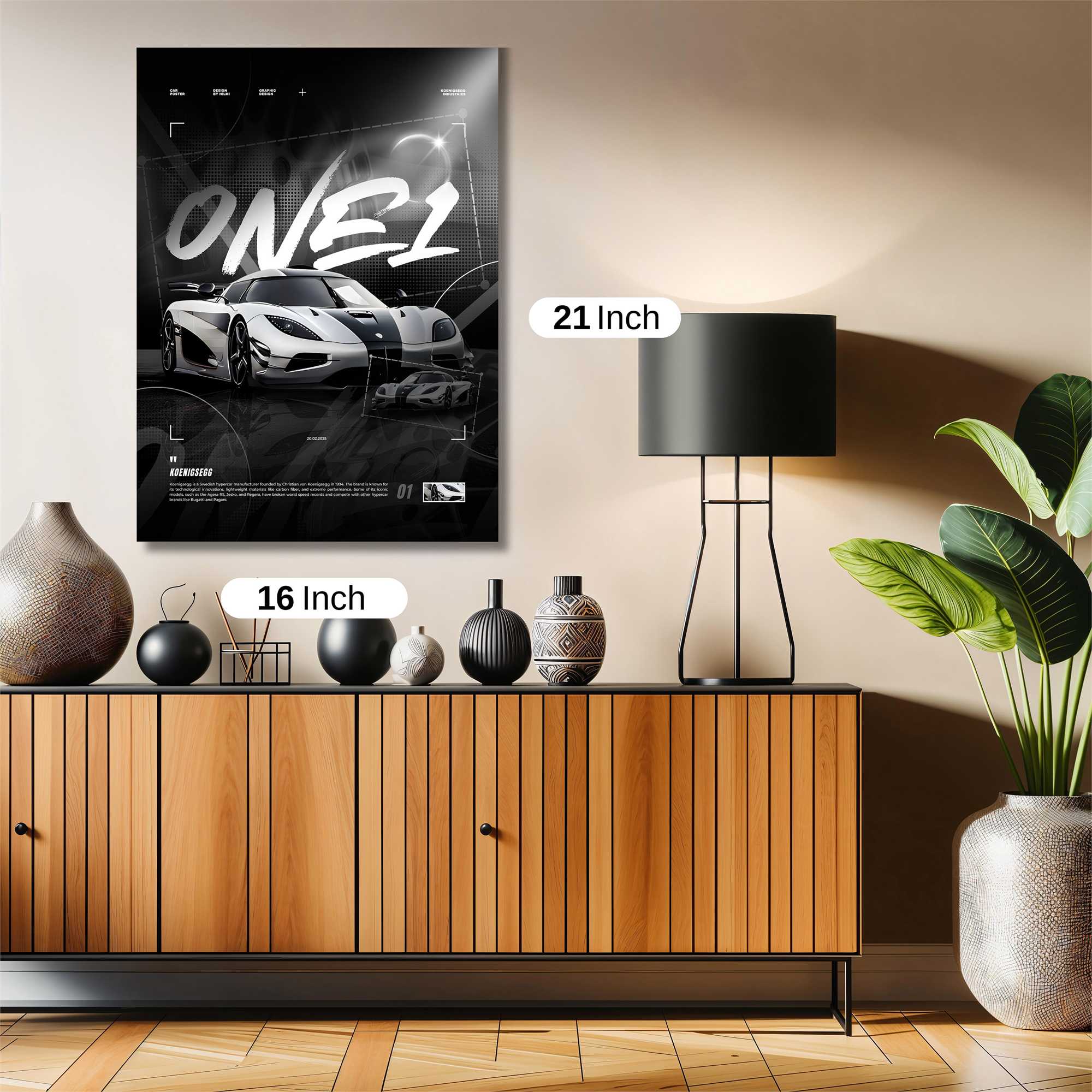 Koenigsegg Rush Safe Wall Magnetic / M