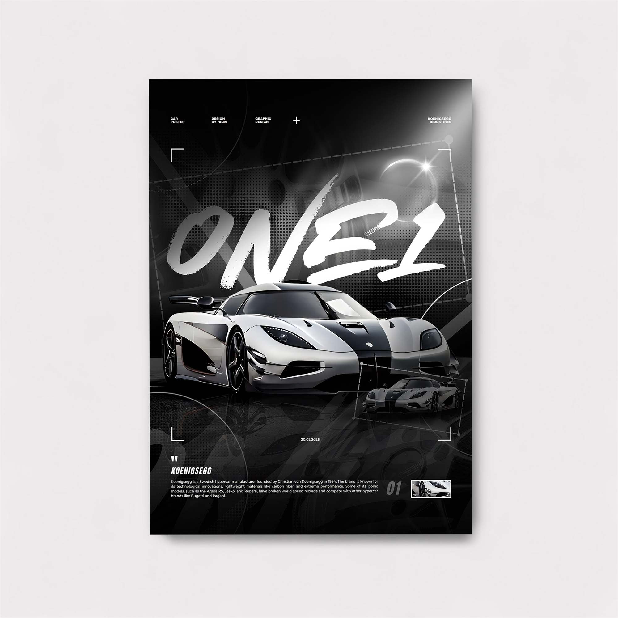 Koenigsegg Rush Safe Wall Magnetic / M