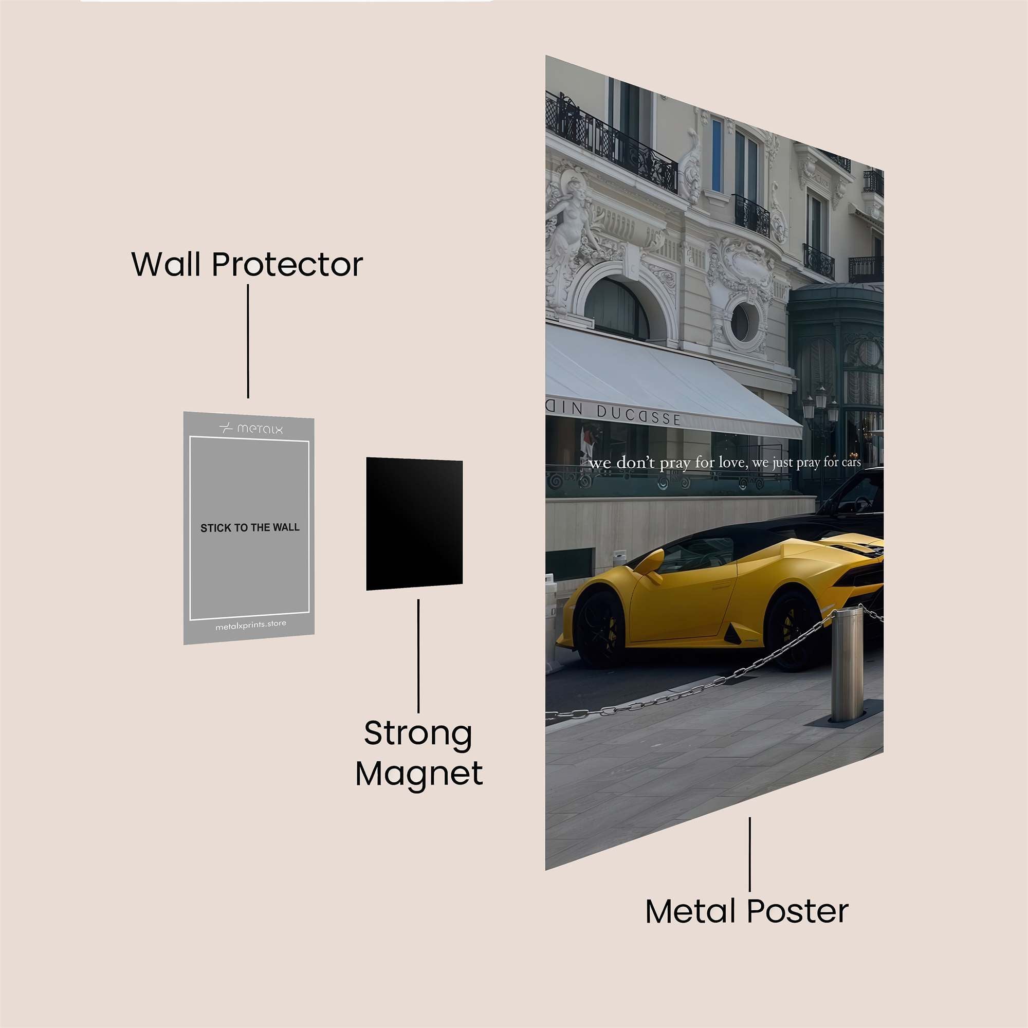Lamborghini Lust Safe Wall Magnetic / M