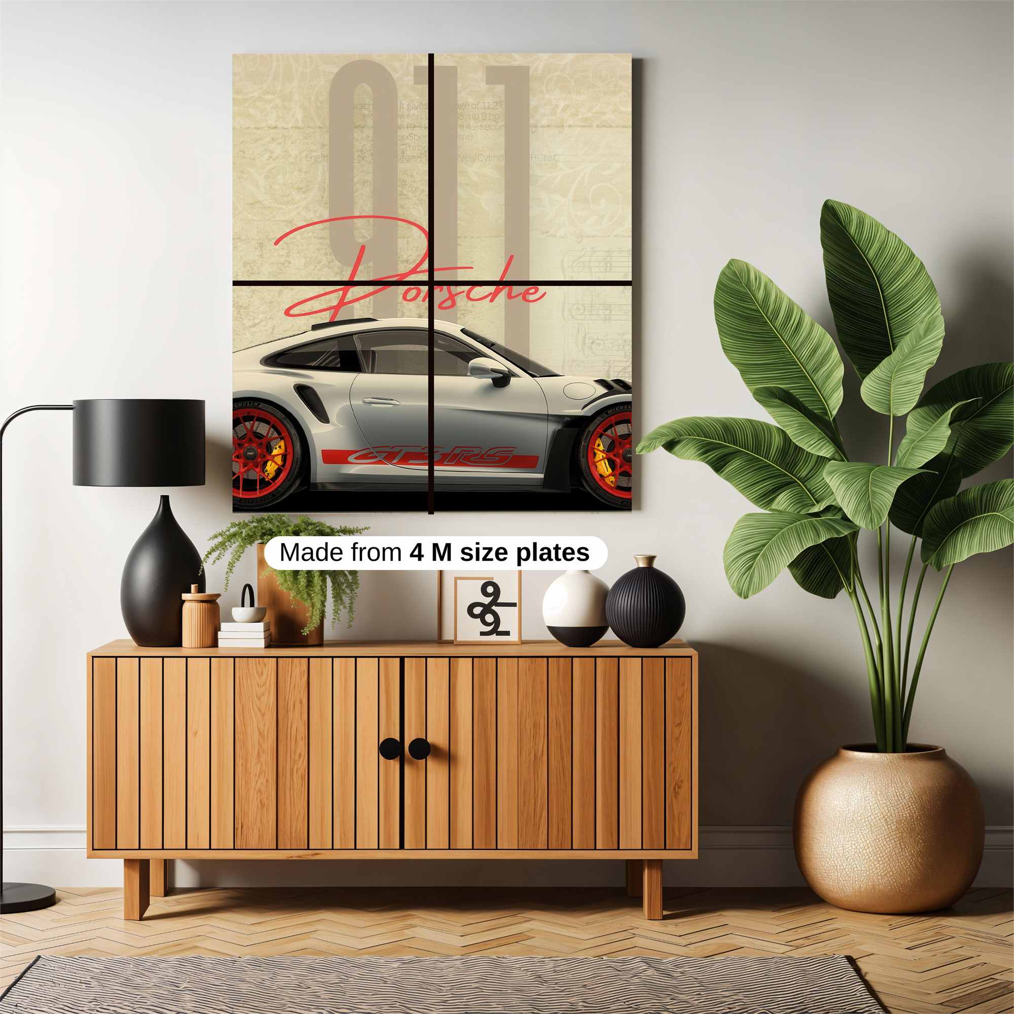 Porsche Passion Safe Wall Magnetic / M