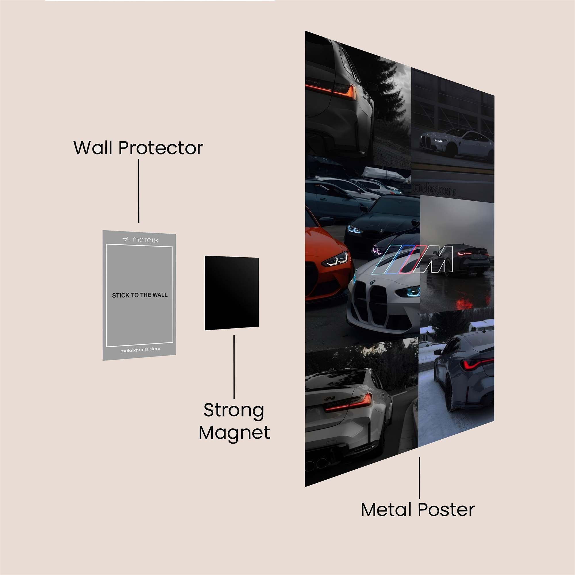 BMW Elegance Safe Wall Magnetic / M