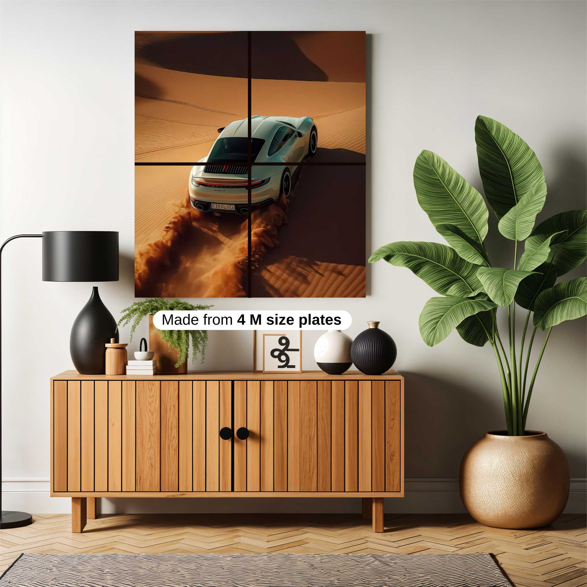 Porsche Drifting Safe Wall Magnetic / M