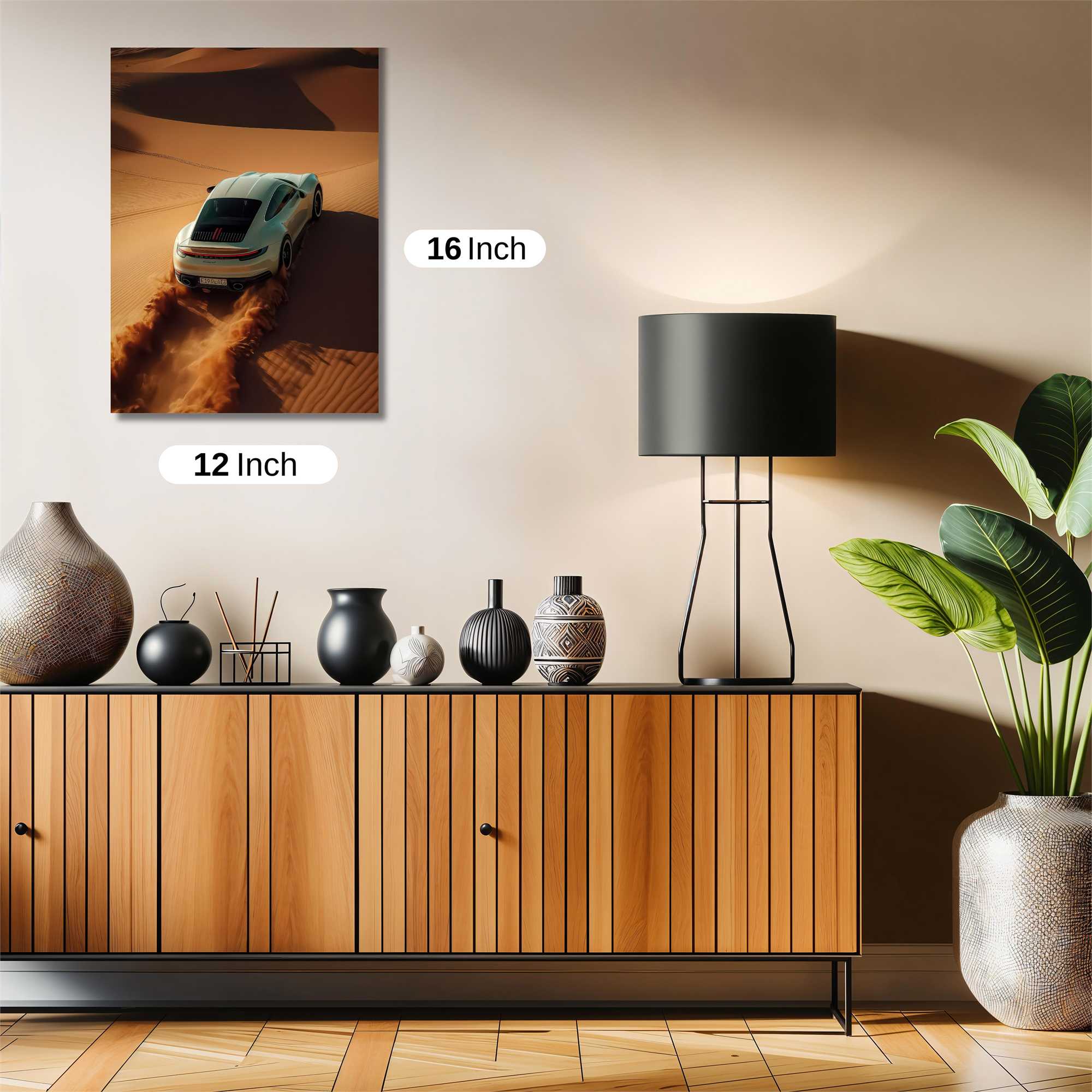 Porsche Drifting Safe Wall Magnetic / M
