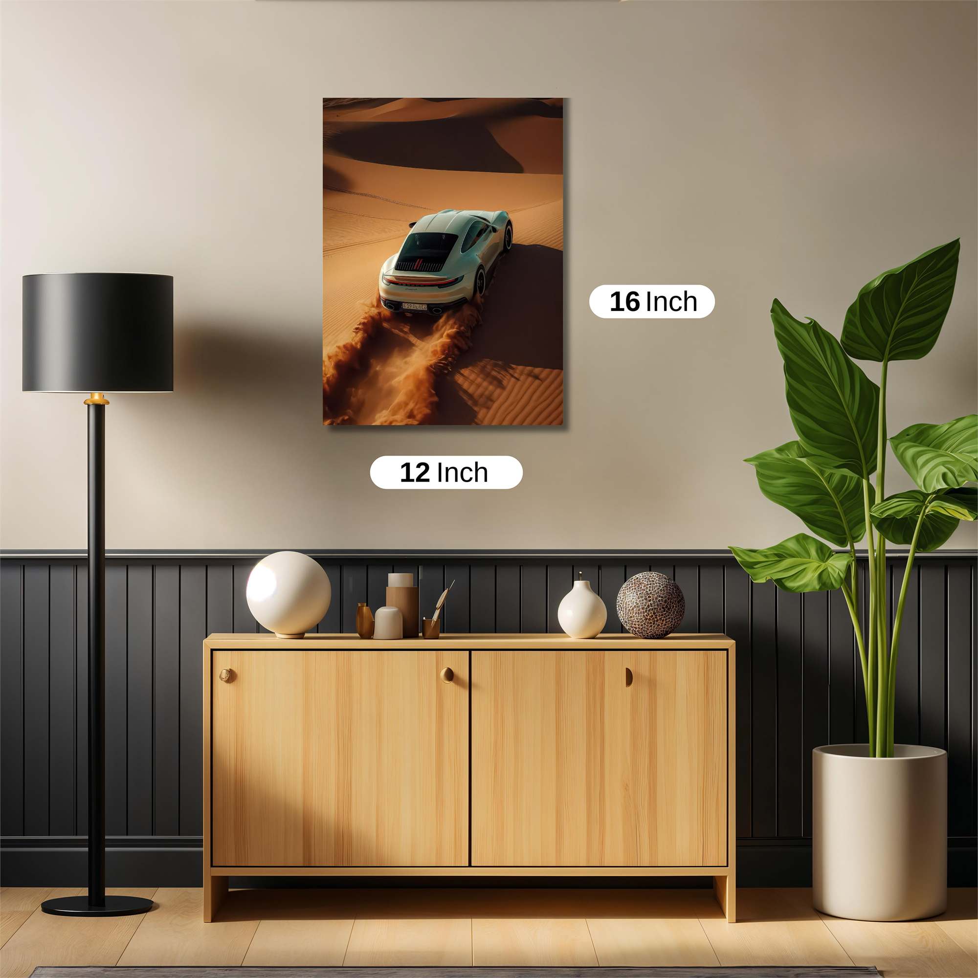 Porsche Drifting Safe Wall Magnetic / M
