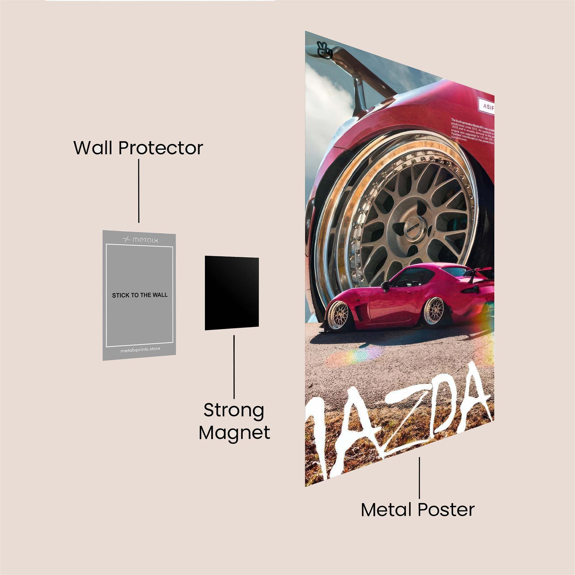 Mazda Marvel Safe Wall Magnetic / M