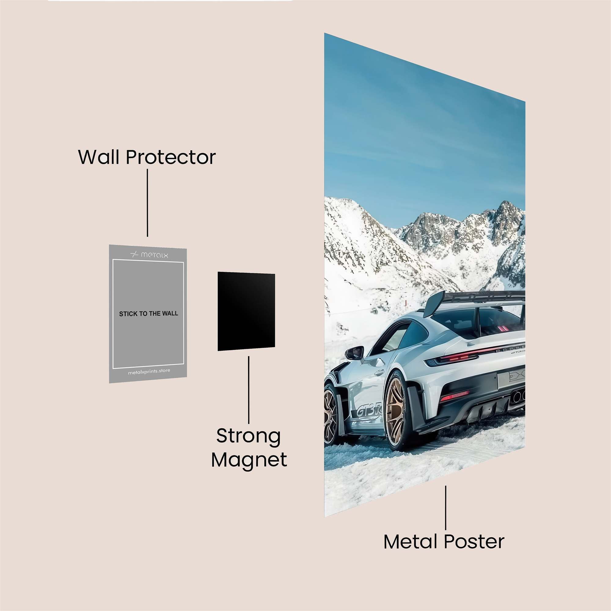 Porsche Frost Safe Wall Magnetic / M