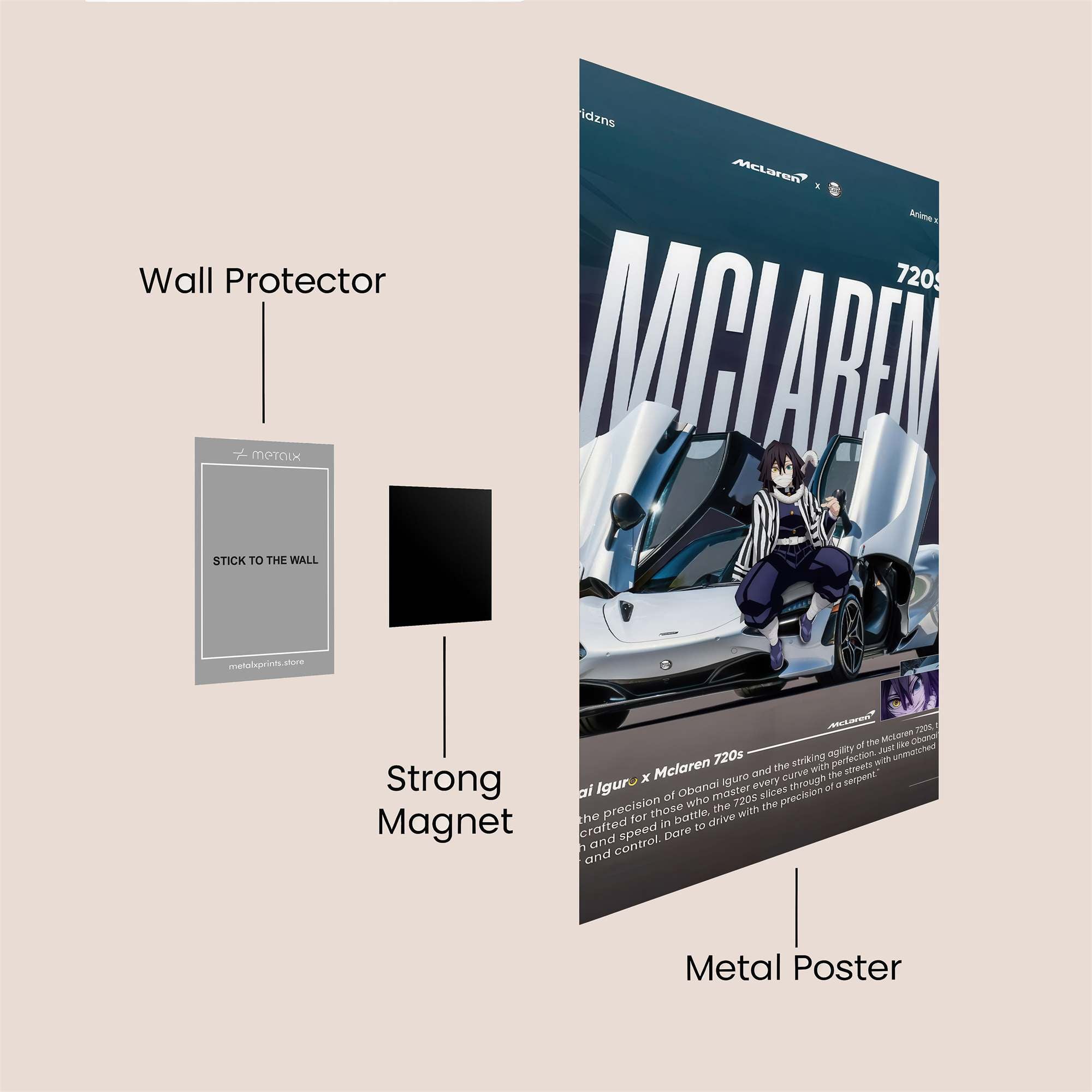 McLaren Majestic Safe Wall Magnetic / M