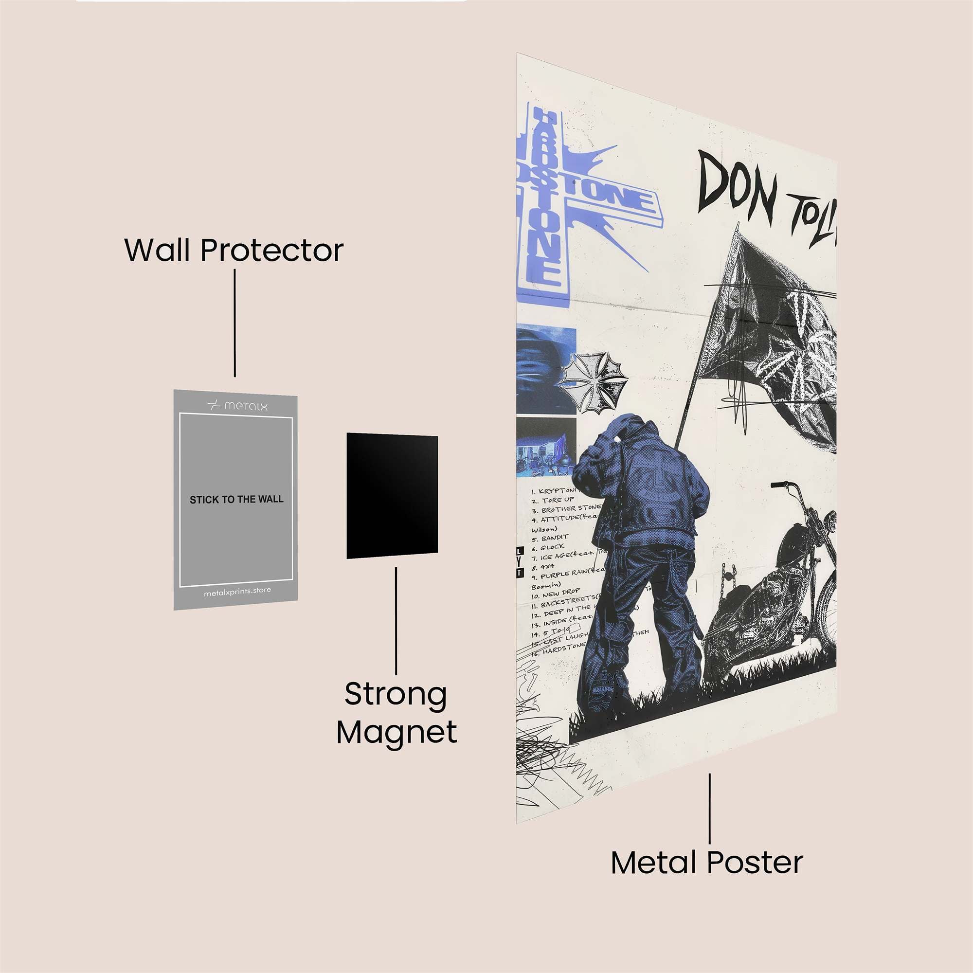 Toliver Triumph Safe Wall Magnetic / M