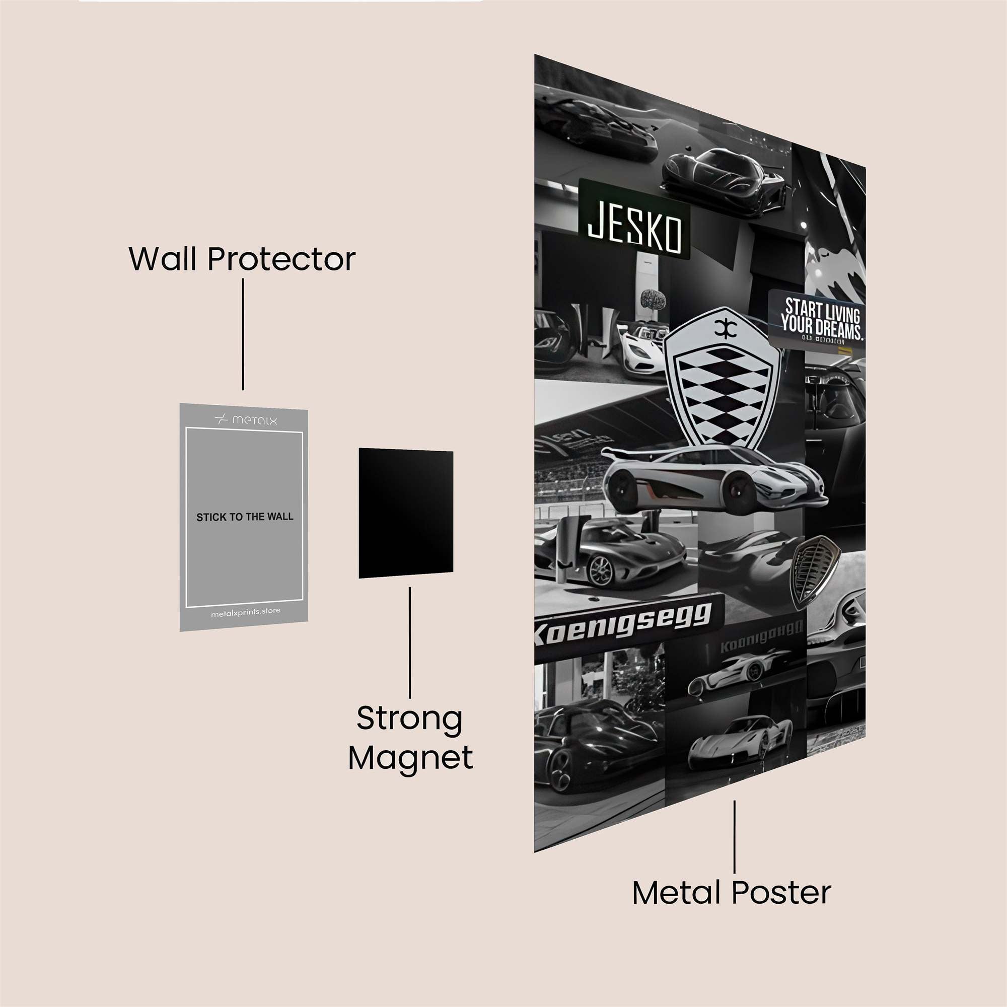 Jesko Velocity Safe Wall Magnetic / M