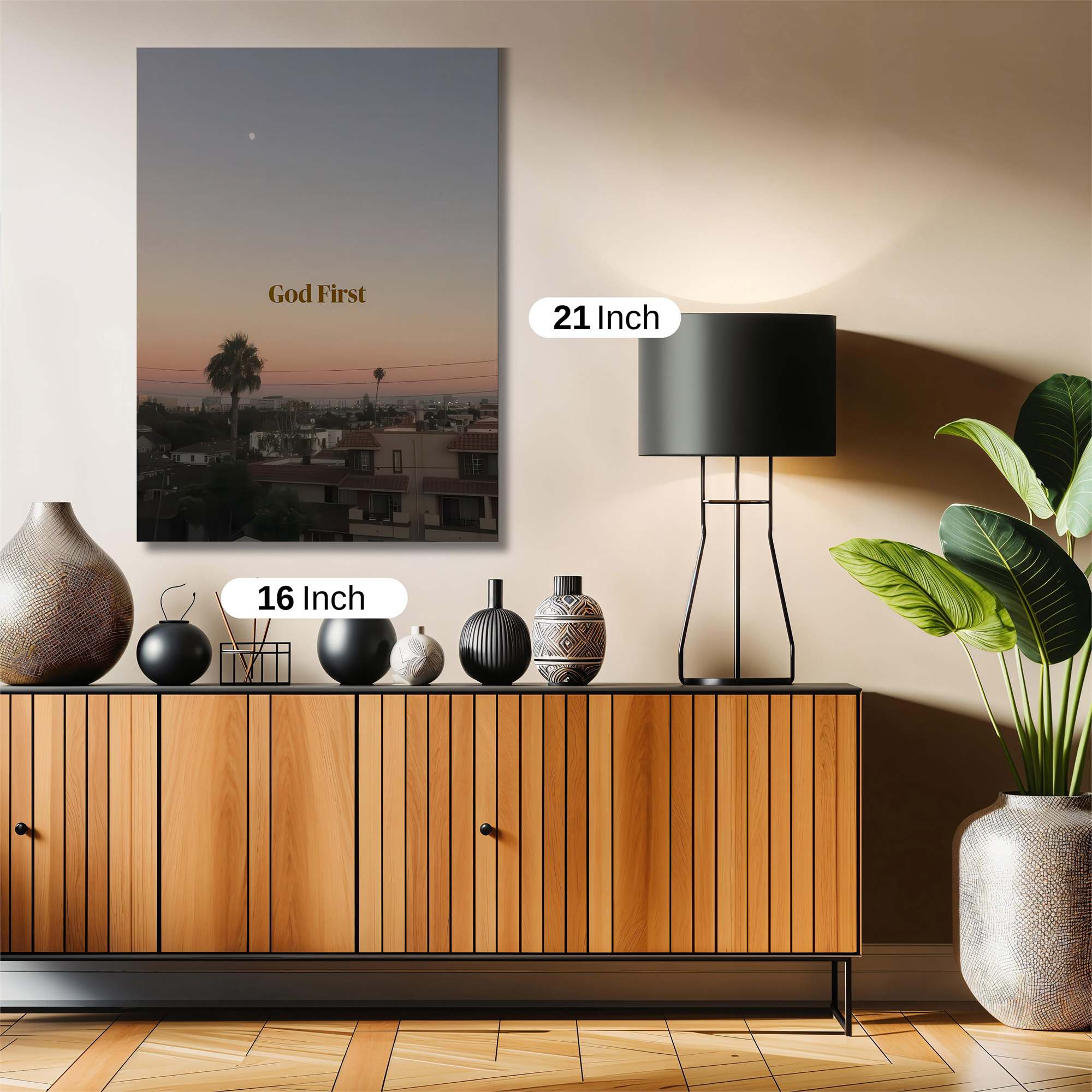 Sunset Serenity Safe Wall Magnetic / M