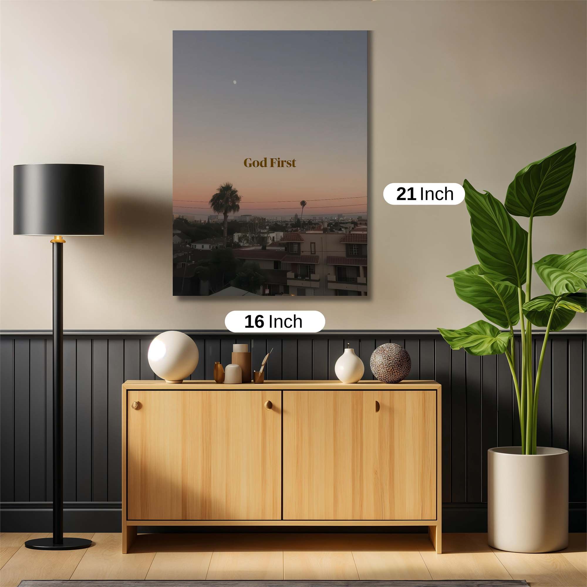 Sunset Serenity Safe Wall Magnetic / M