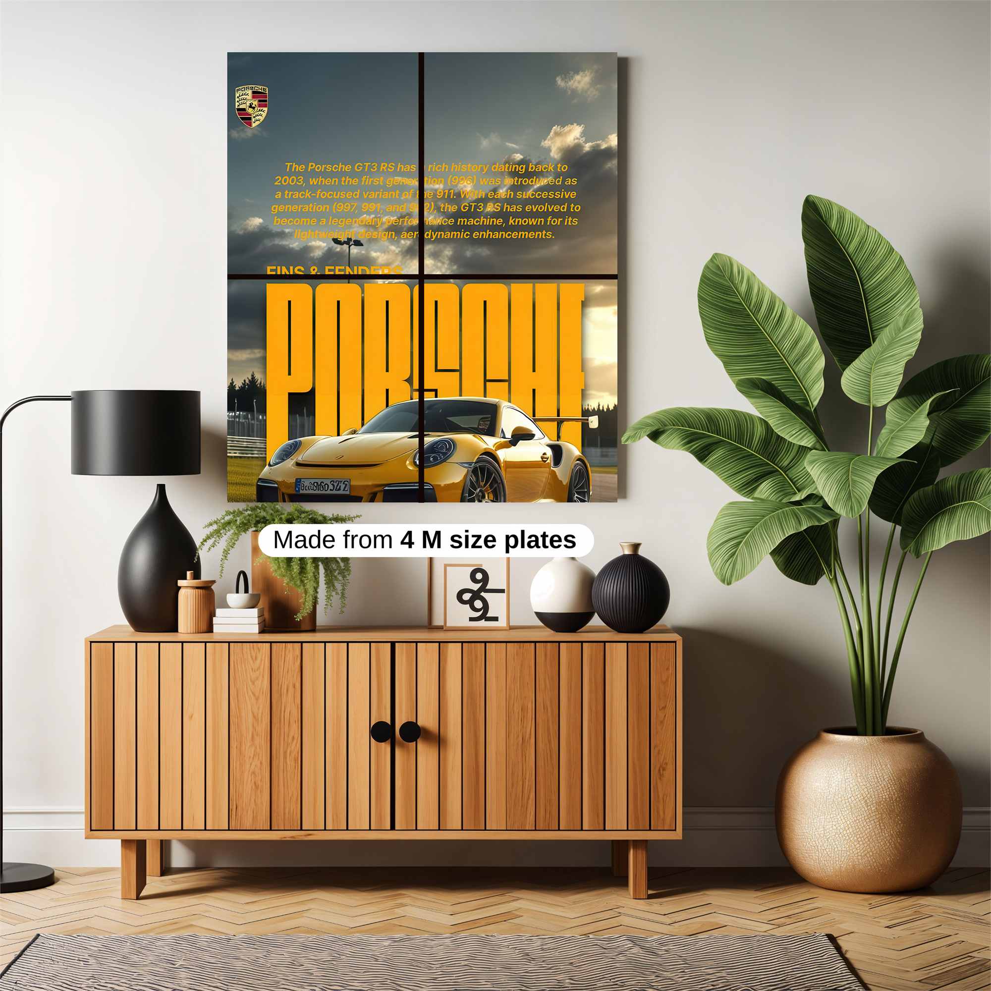 Porsche Passion Safe Wall Magnetic / M
