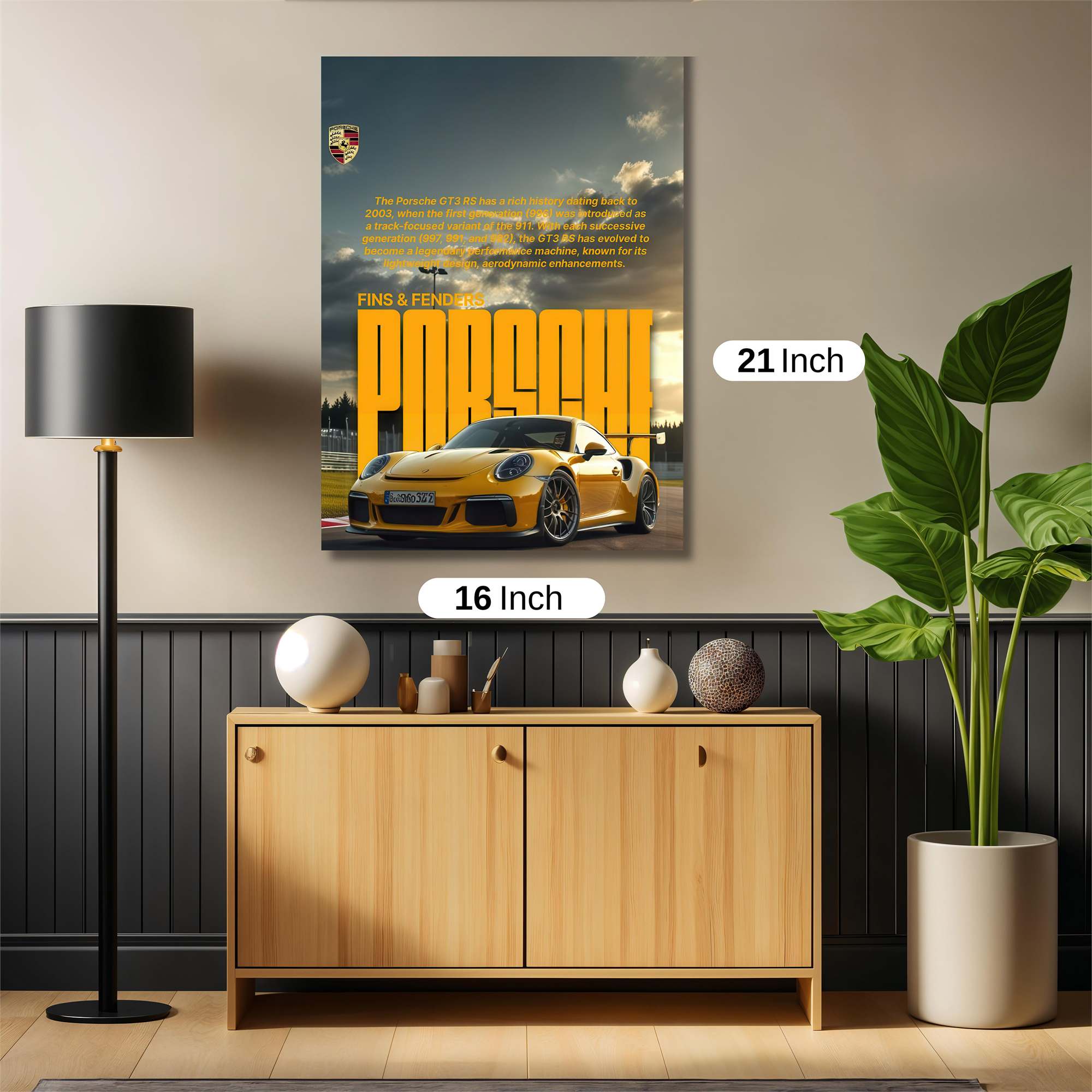 Porsche Passion Safe Wall Magnetic / M