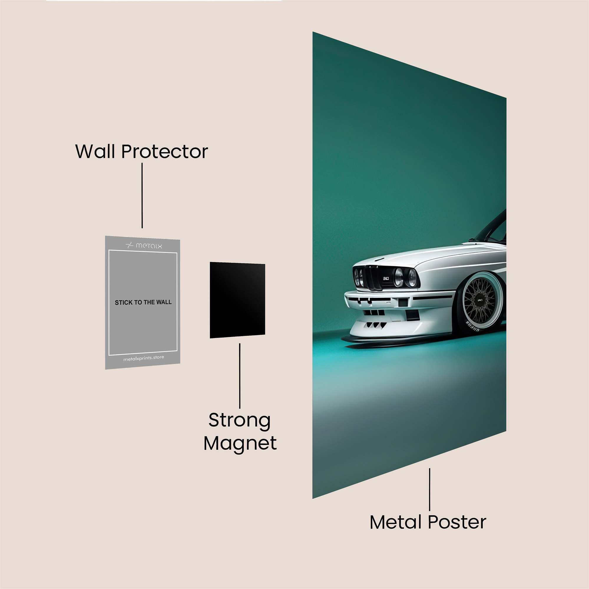 BMW Elegance Safe Wall Magnetic / M