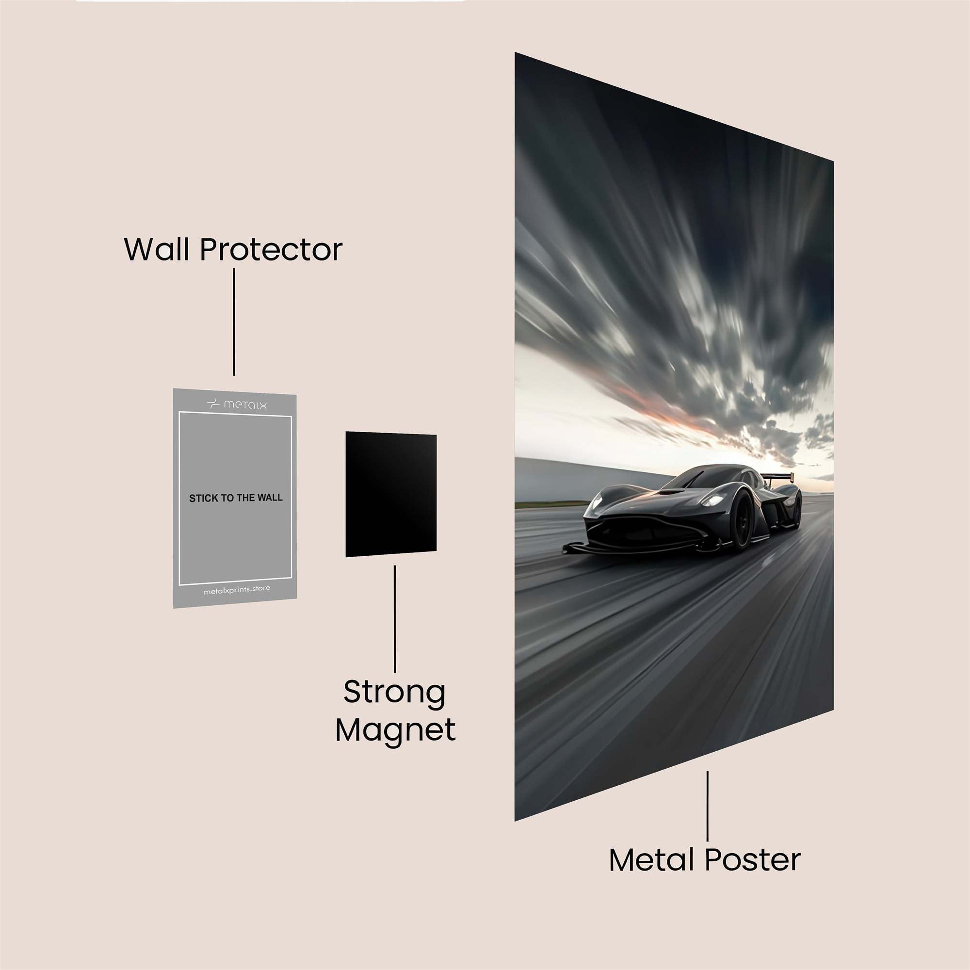 Aston Martin: Velocity Safe Wall Magnetic / M