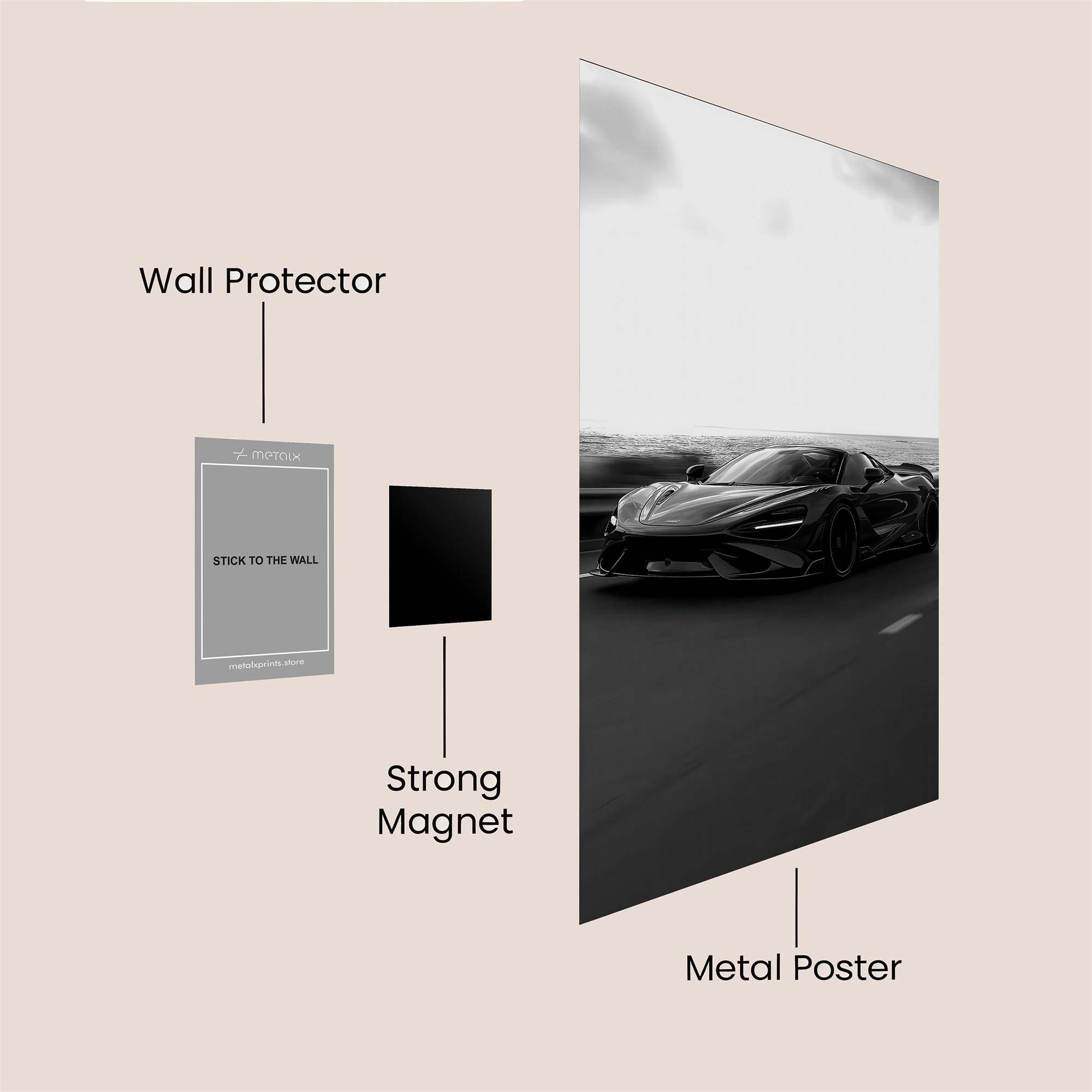 McLaren Menace Safe Wall Magnetic / M