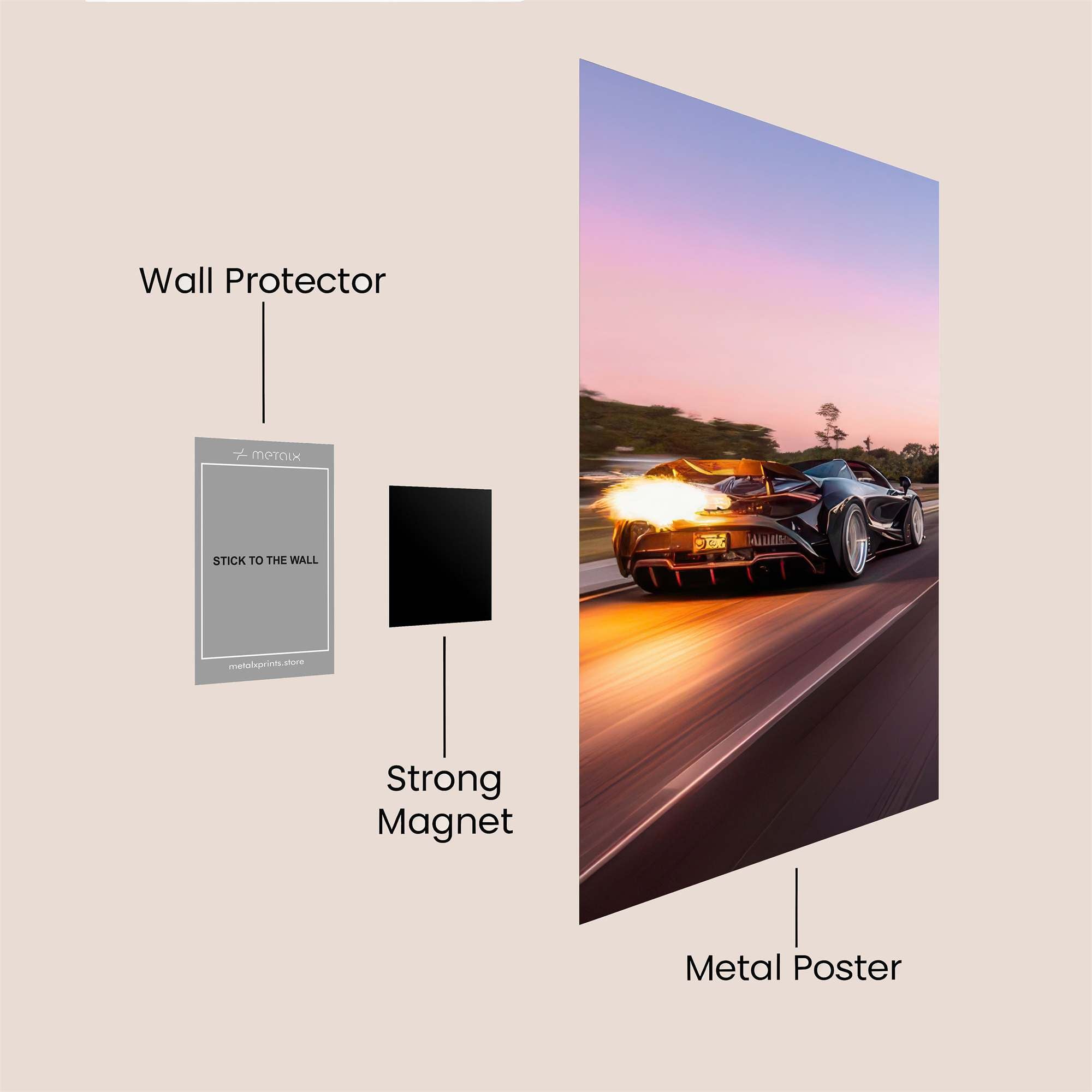 Senna Blaze Safe Wall Magnetic / M