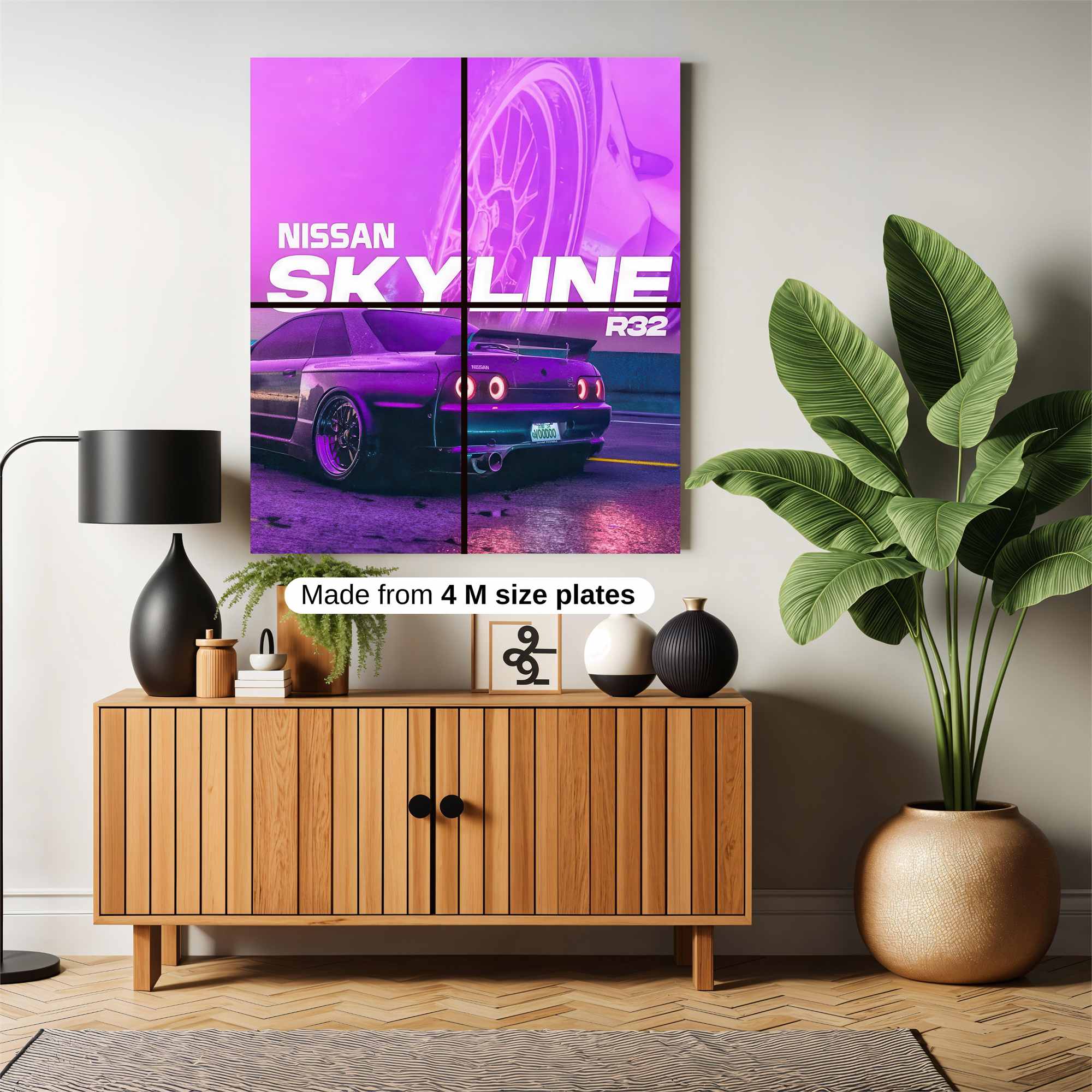 Skyline Serenity Safe Wall Magnetic / M